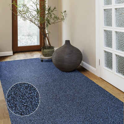 Fußmatte »Bari Blau«, Kubus, Rechteckig, Höhe 6 mm
