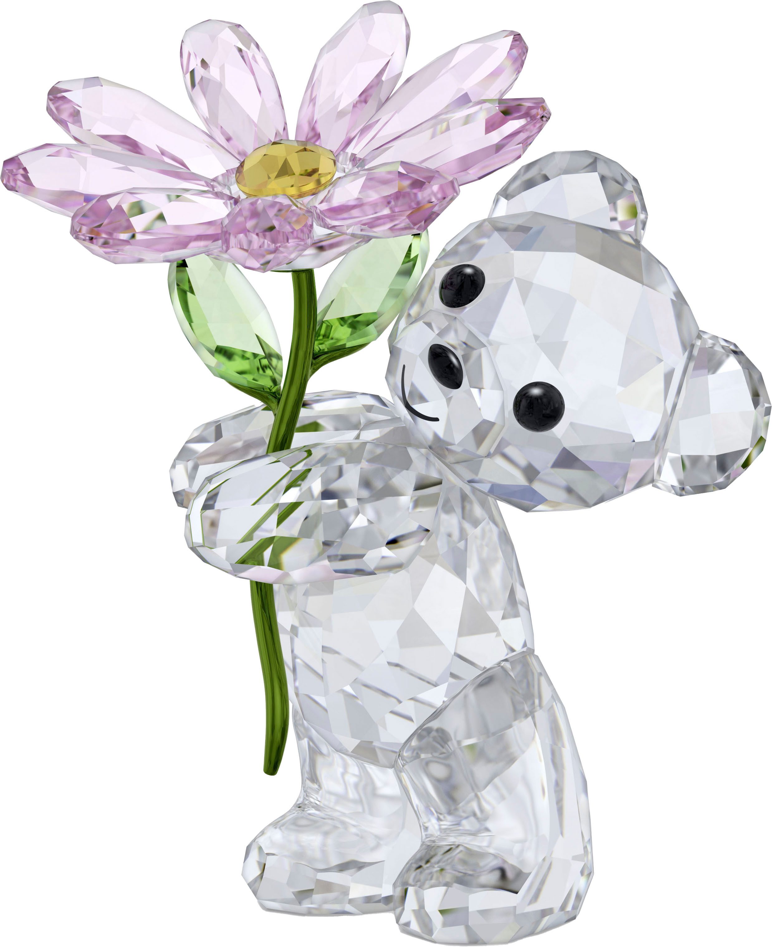 Swarovski Dekofigur Kristallfigur Sammelfigur Kris Bär Ein Gänseblümchen für Dich, 5675327 (1 St), Swarovski® Kristall