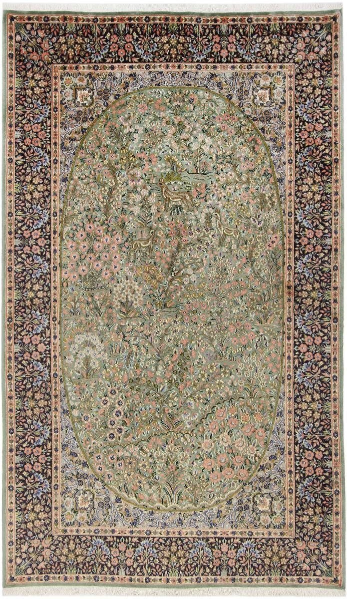 Orientteppich Kerman Rawar 149x250 Handgeknüpfter Orientteppich / Perserteppich, Nain Trading, rechteckig, Höhe: 12 mm