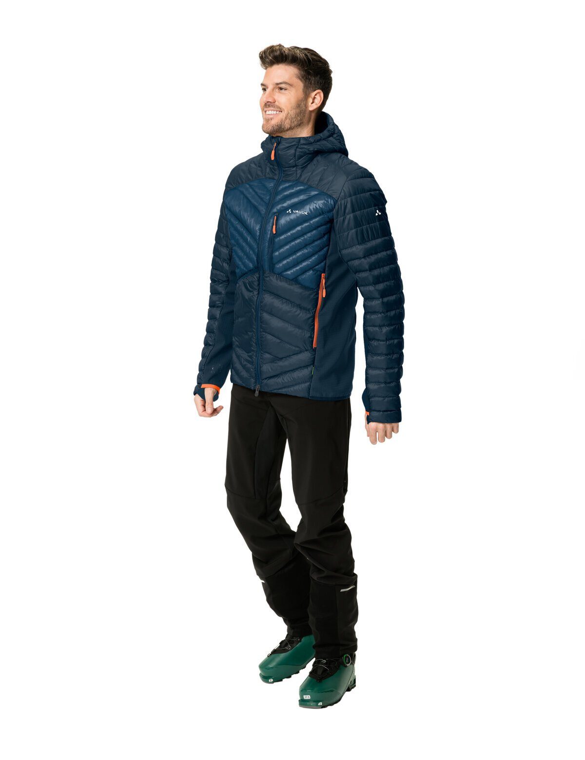 II dark Outdoorjacke Klimaneutral Jacket Pro (1-St) VAUDE kompensiert sea Sesvenna Men's