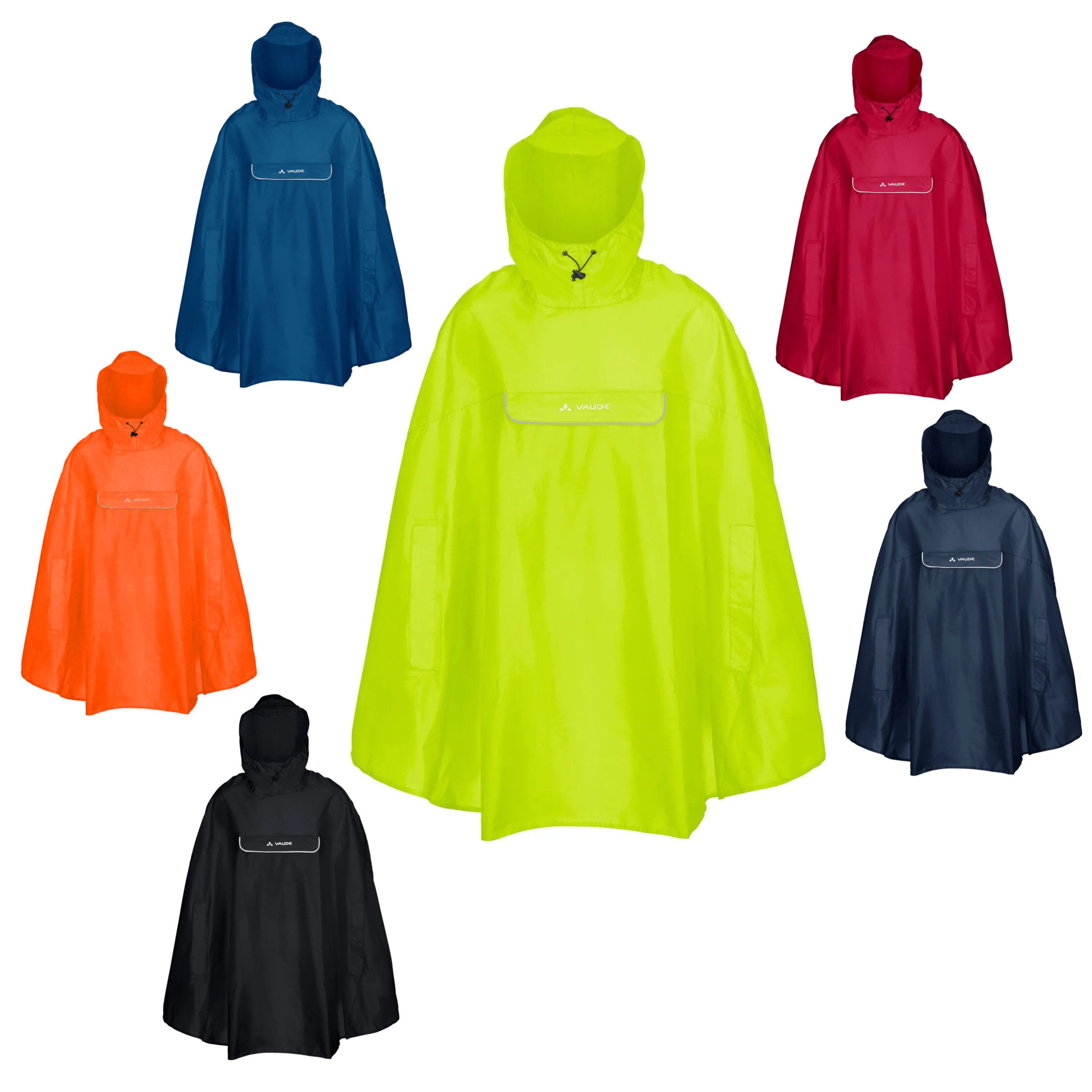 VAUDE Regenponcho Valdipino Regenschutz Regenmantel