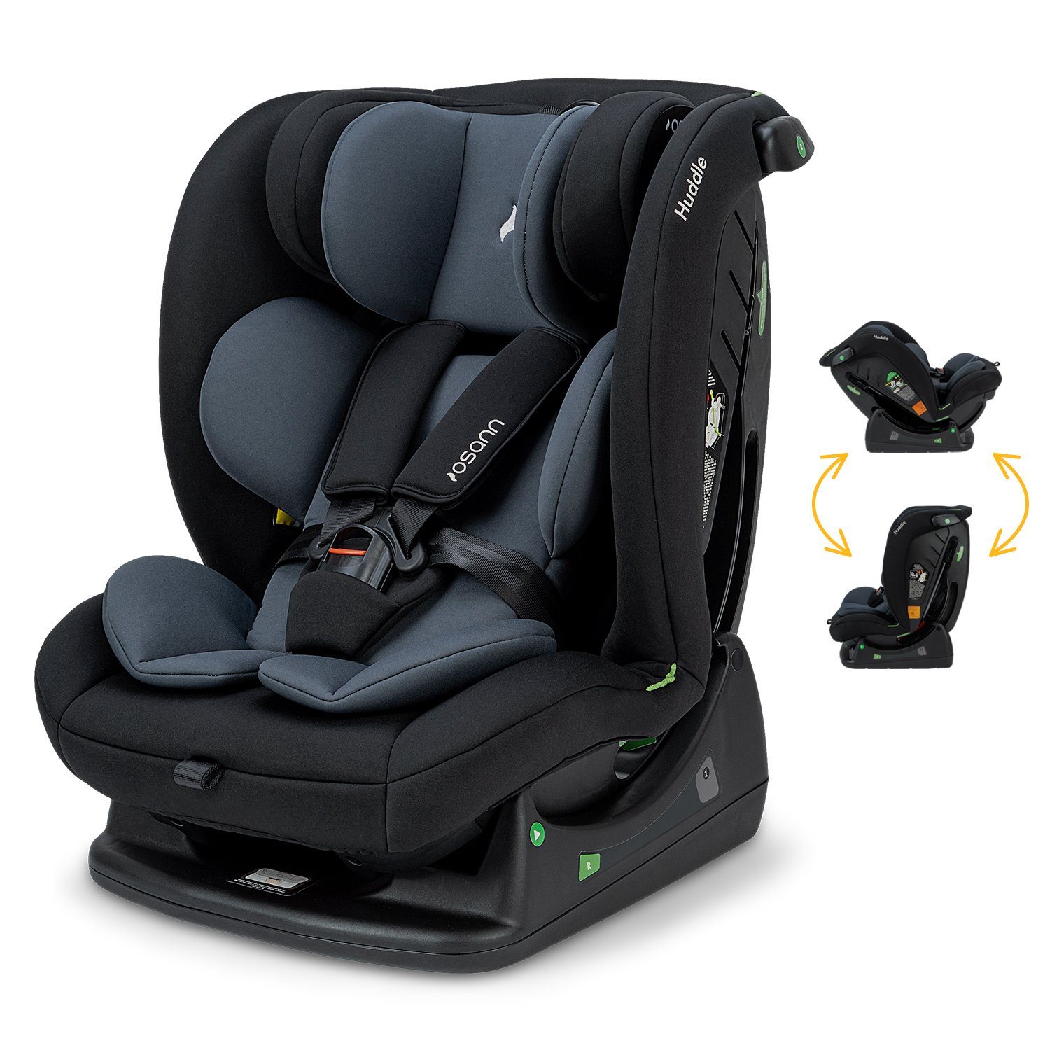 Osann Autokindersitz Huddle, ab Geburt, Kindersitz ohne Isofix, für Kinder von 40 bis 135 cm