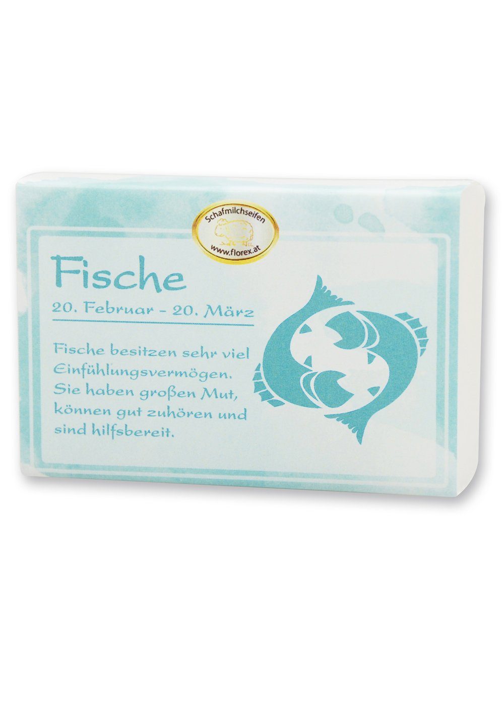 Gerlinde Hofer _ Florex GmbH Handseife Fische 150 g, 1-tlg., Schafmilchseife mit Bio Schafmilch Sternzeichen