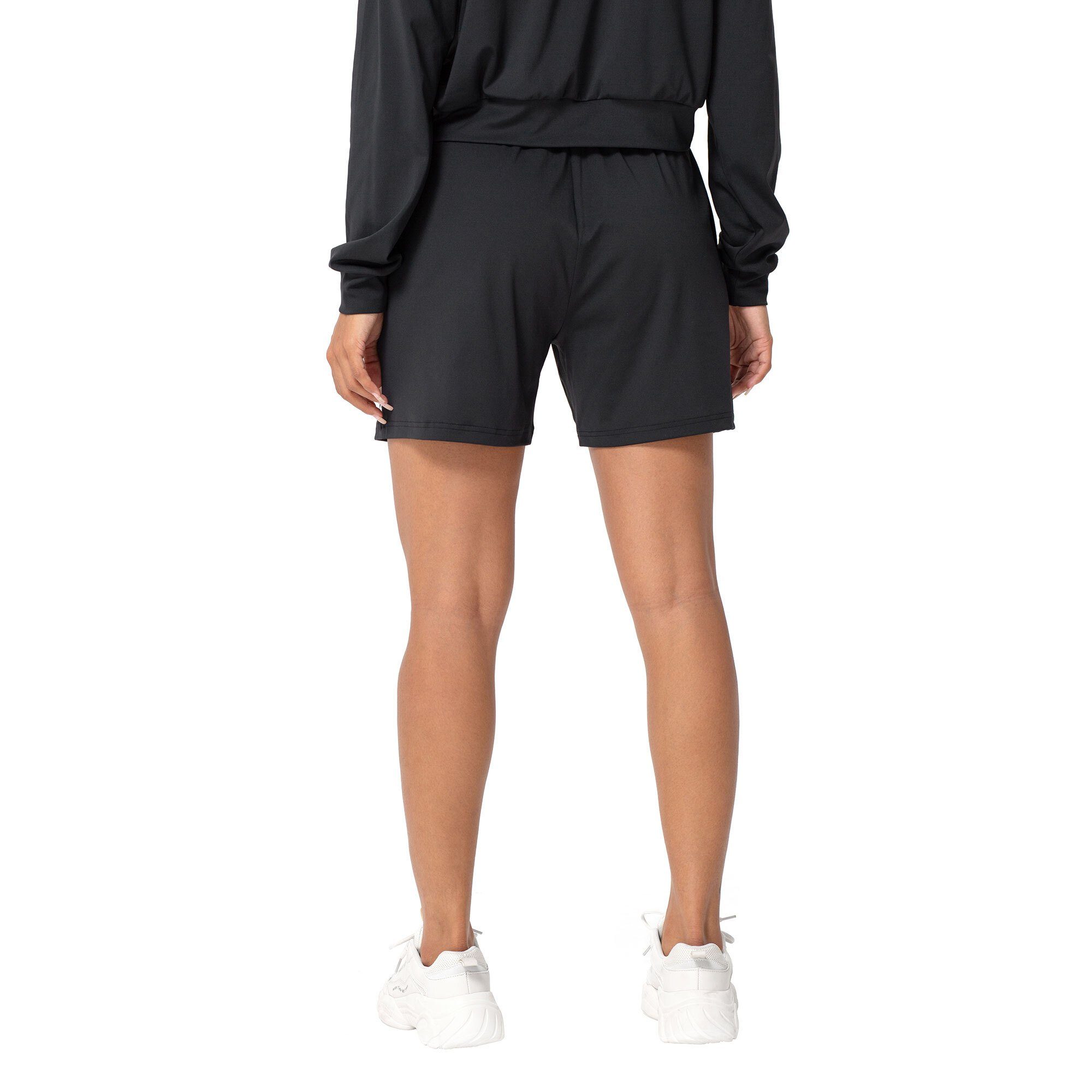 schwarz YEAZ shorts Yogashorts MOOD (2-tlg)