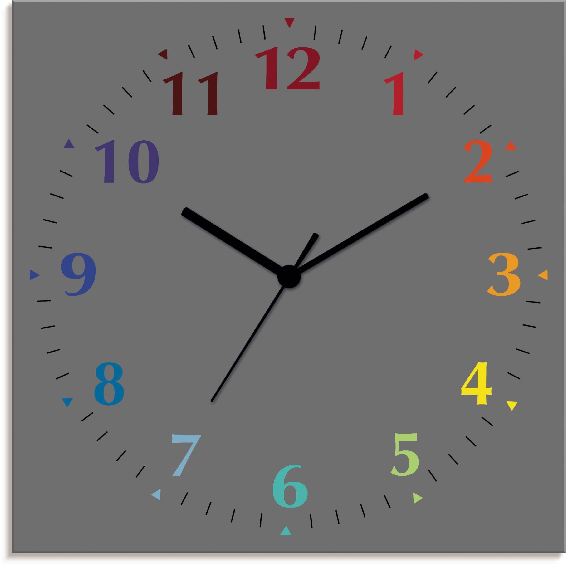 Artland Wanduhr Uni Trendfarben (wahlweise mit günstig online kaufen