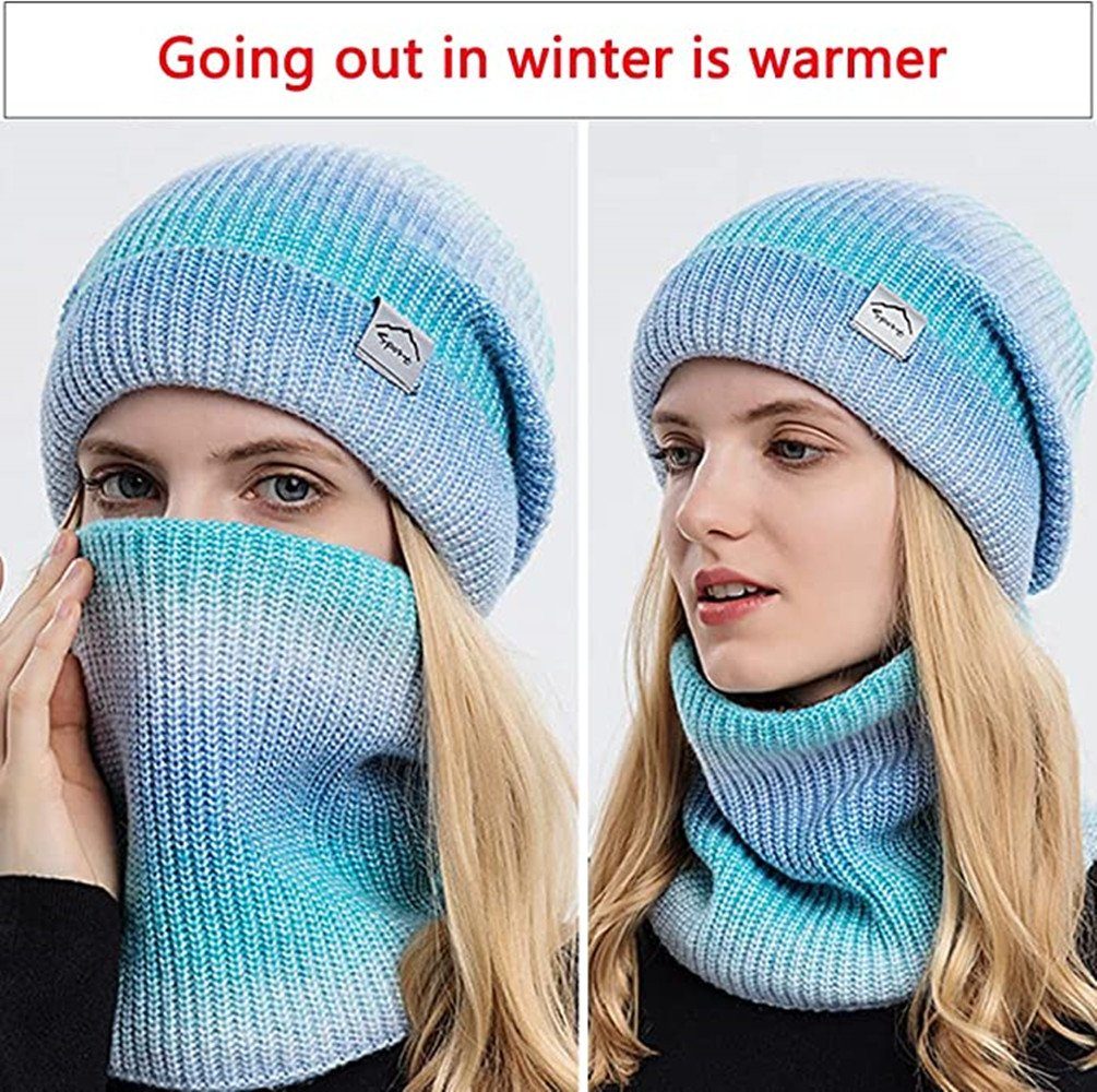 XDeer Mütze & Schal Wintermütze Strickmütze günstig online kaufen