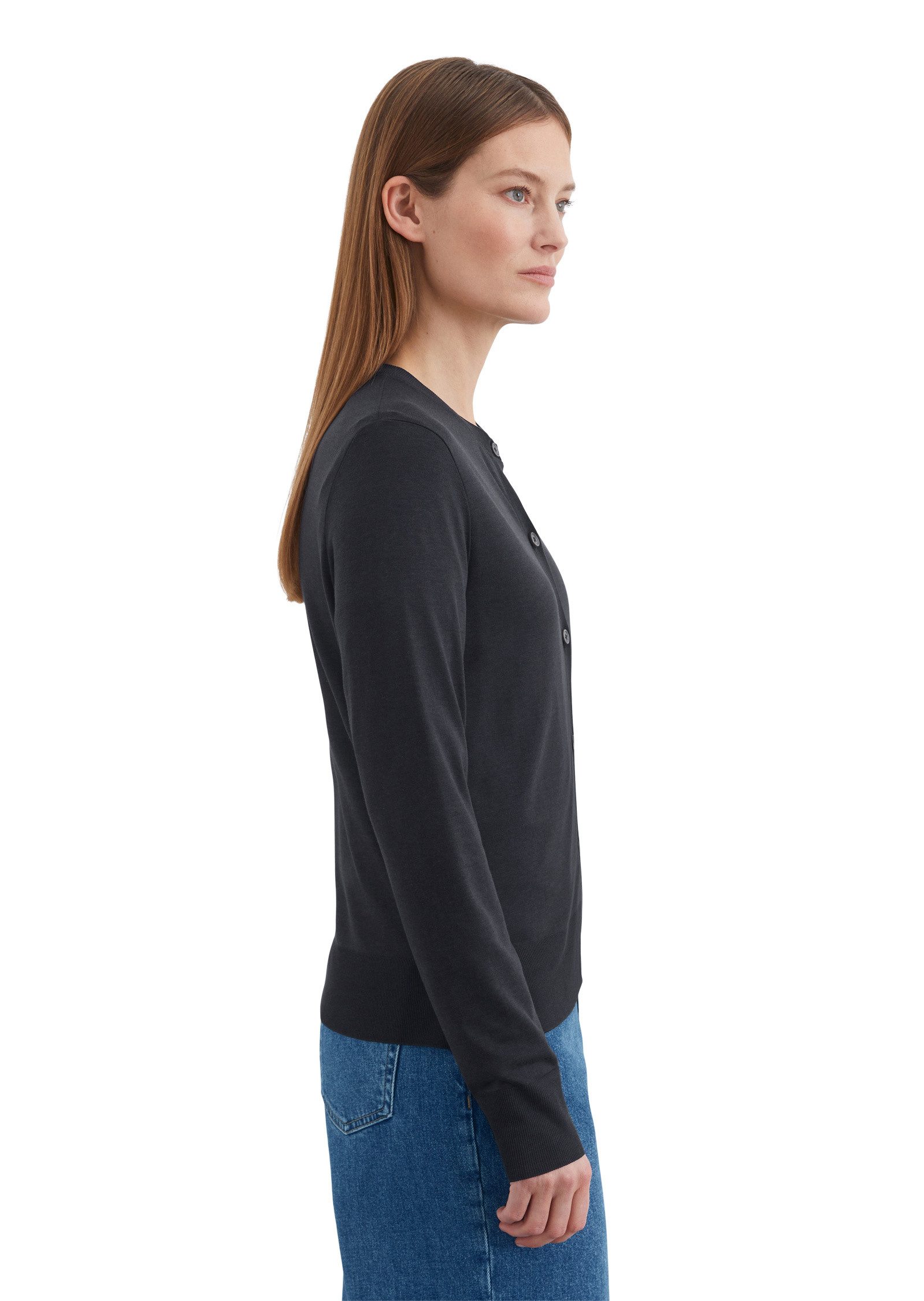 Marc O'Polo Cardigan aus TENCEL™ Lyocell-Baumwolle-Mix günstig online kaufen