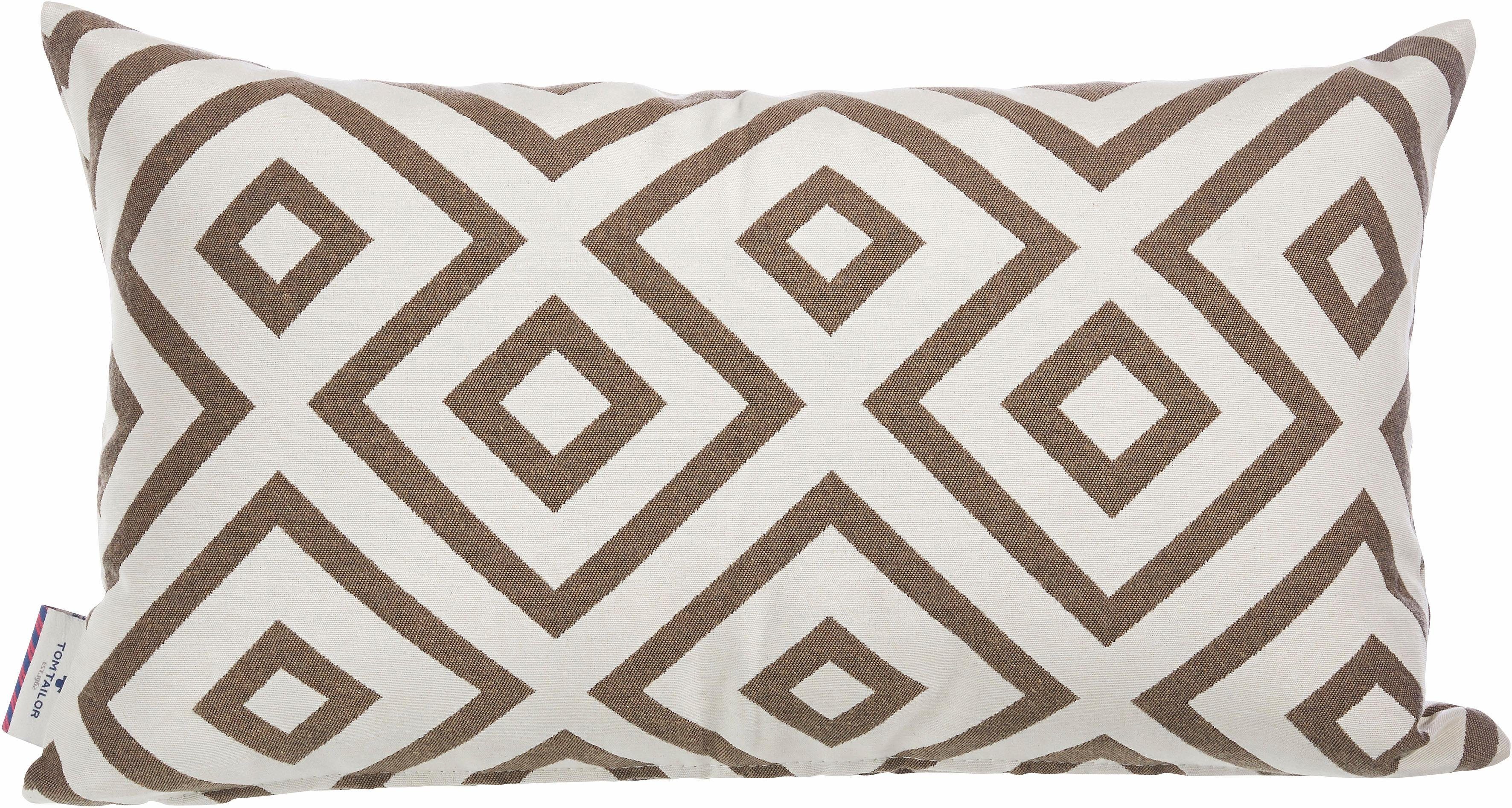 TOM TAILOR HOME Dekokissen Open Squares, Kissenhülle ohne Füllung, 1 Stück günstig online kaufen