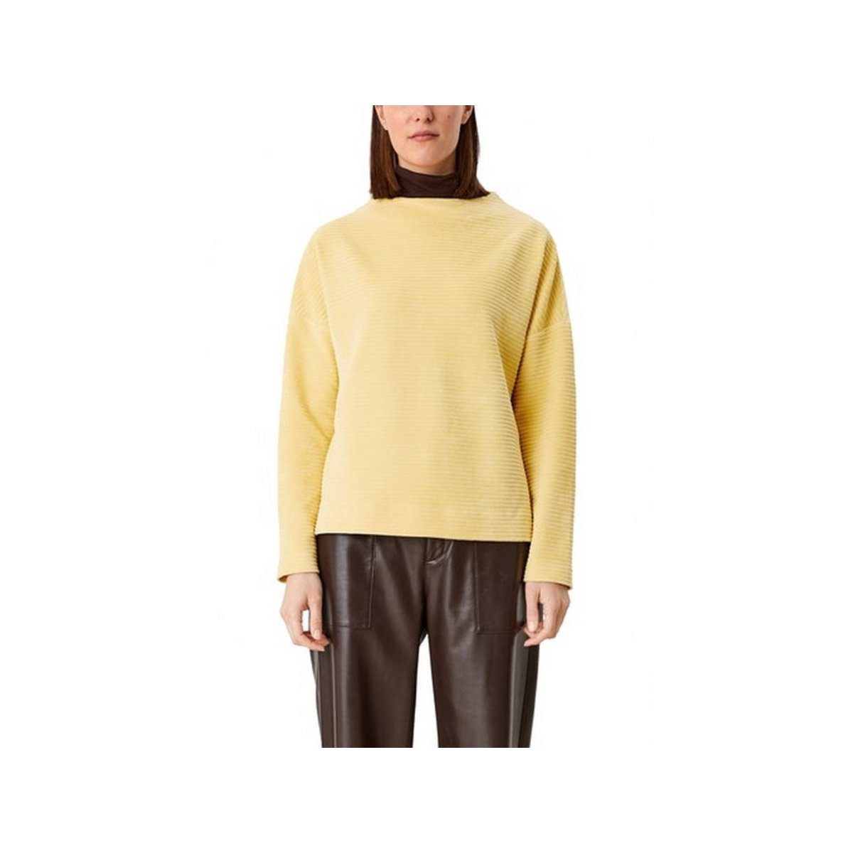 Sweatshirt s.Oliver fit (1-tlg) regular gelb