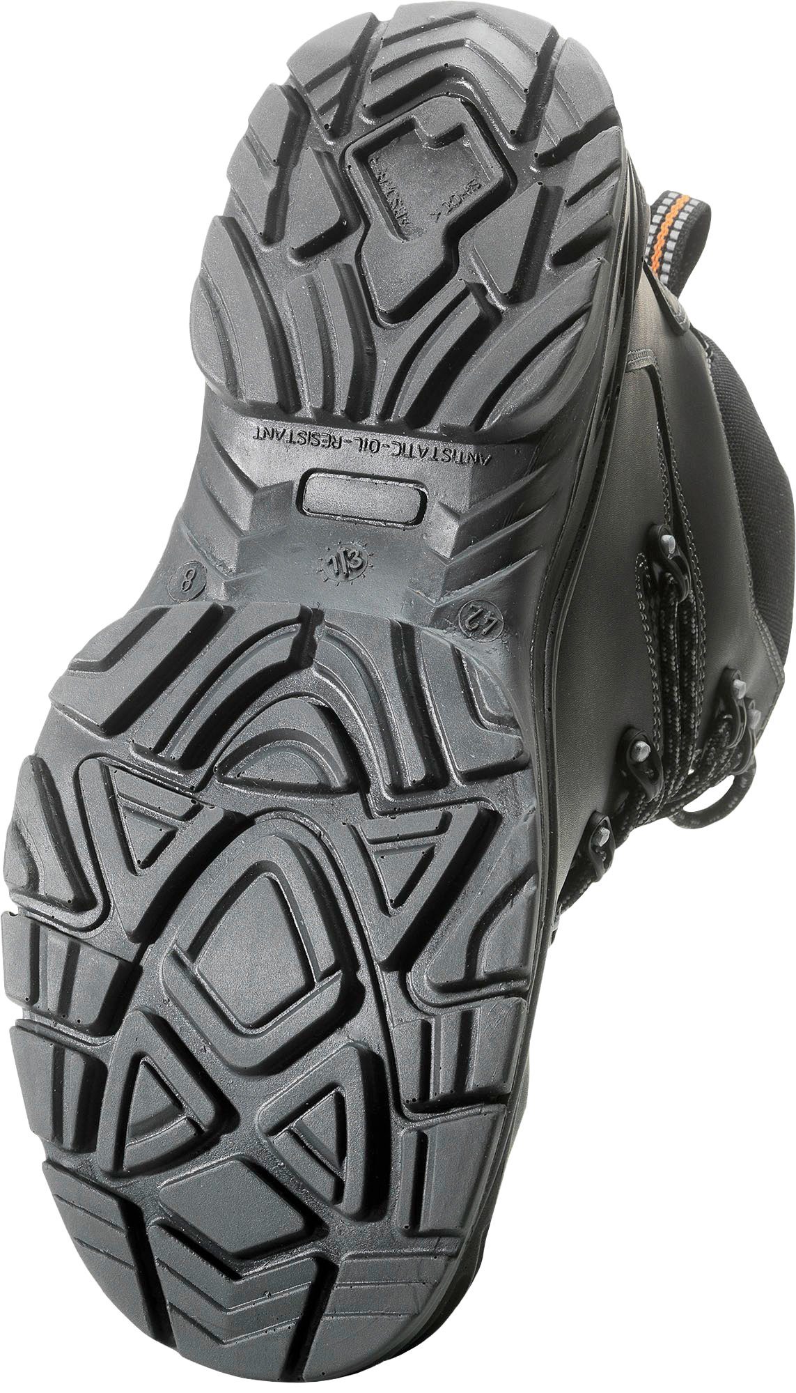 Bequem, S3 wasserabweisend, S3, Schuhe Sicherheitsschuh Compo 2J-Kappe Composite Klasse Gladiator High Herock Nubukleder,