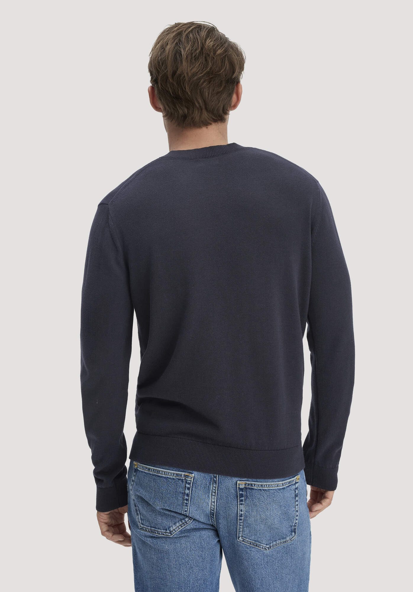 Hessnatur Strickpullover aus reiner Bio-Baumwolle (1-tlg)