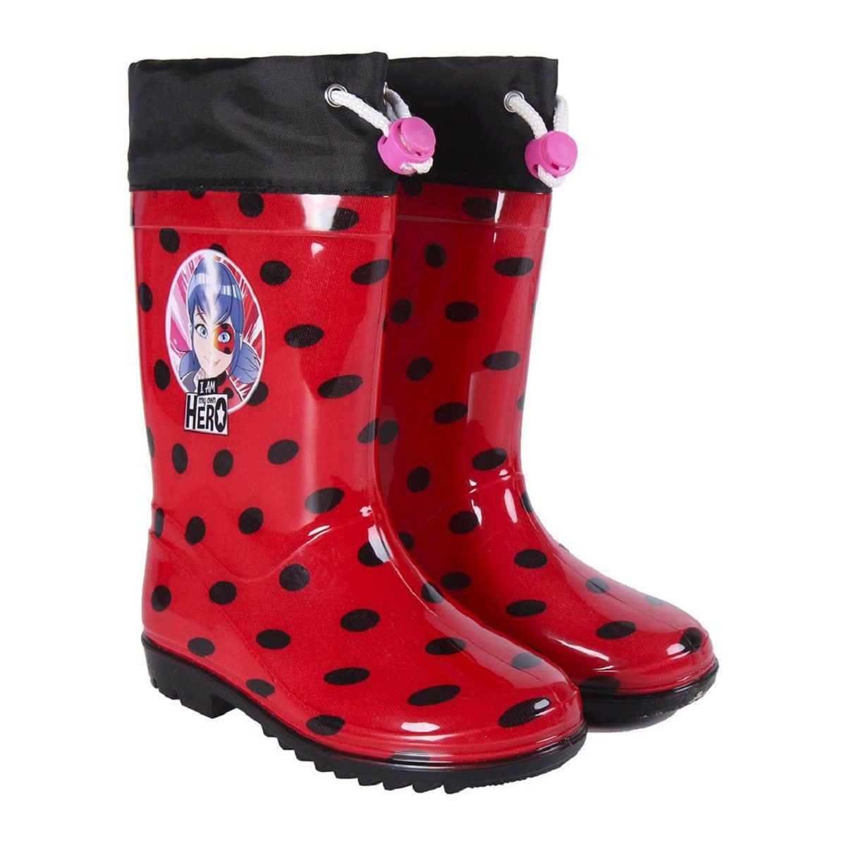 Miraculous - Ladybug Regenstiefel Wasserdichte Резиновые сапоги für Kinder Резиновые сапоги