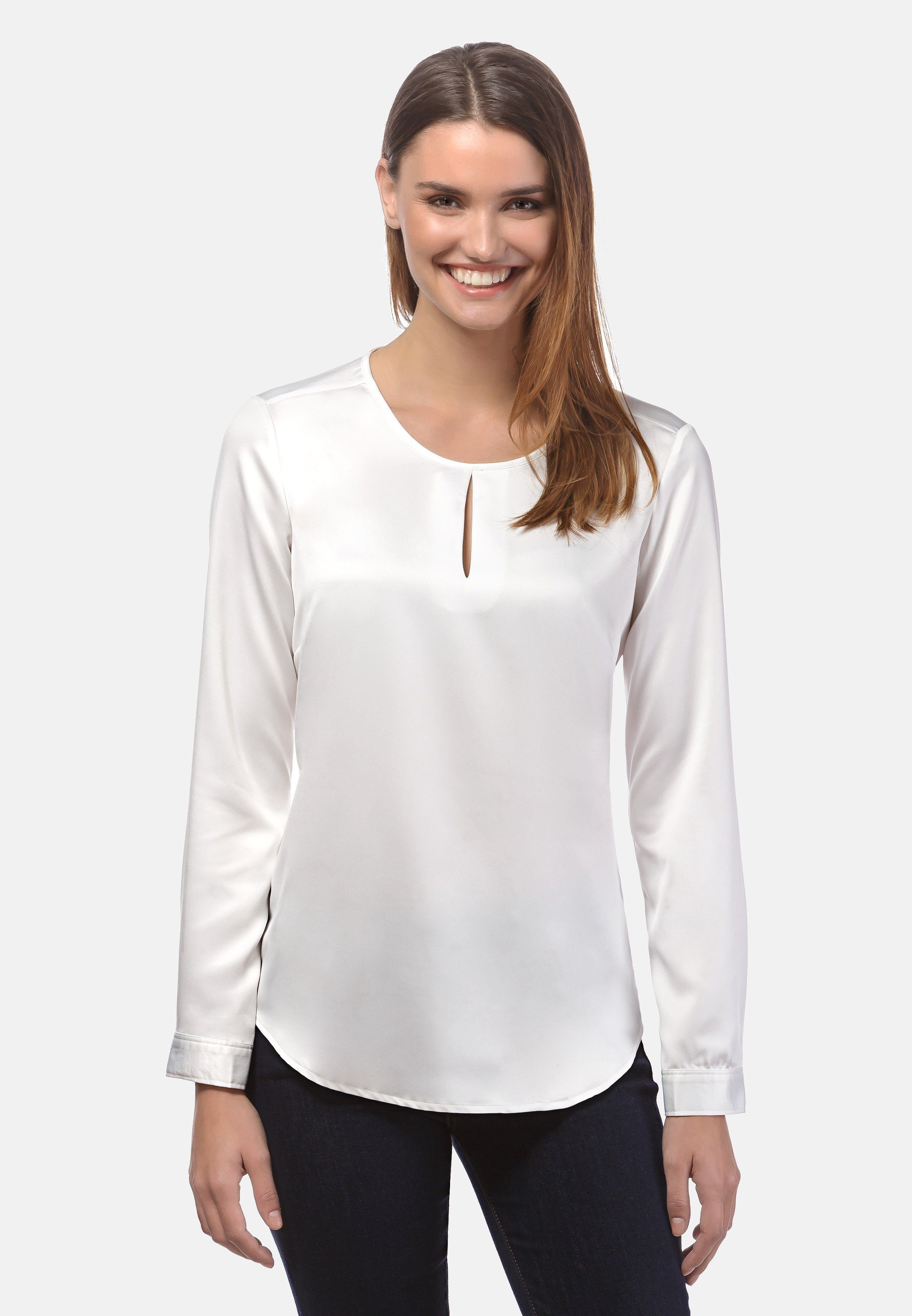 Klassische Bluse leicht tailliert