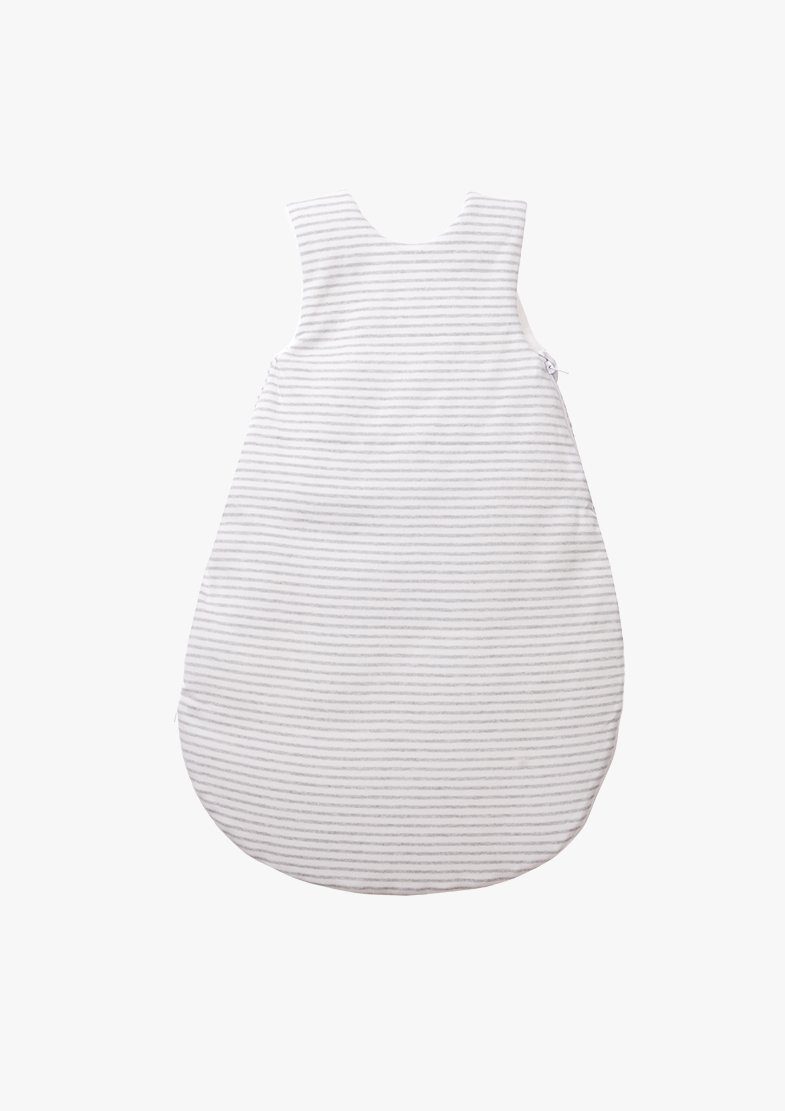 im Streifendesign Babyschlafsack, Liliput grau-weiß