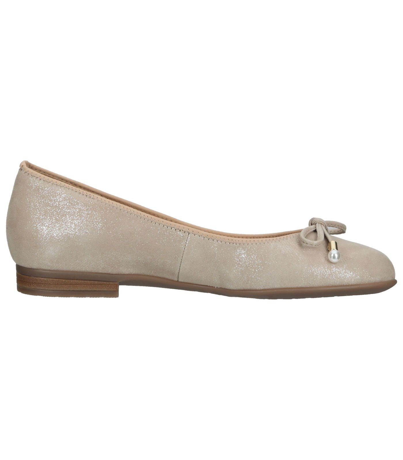 Sand Veloursleder Ara Ballerina Ballerinas