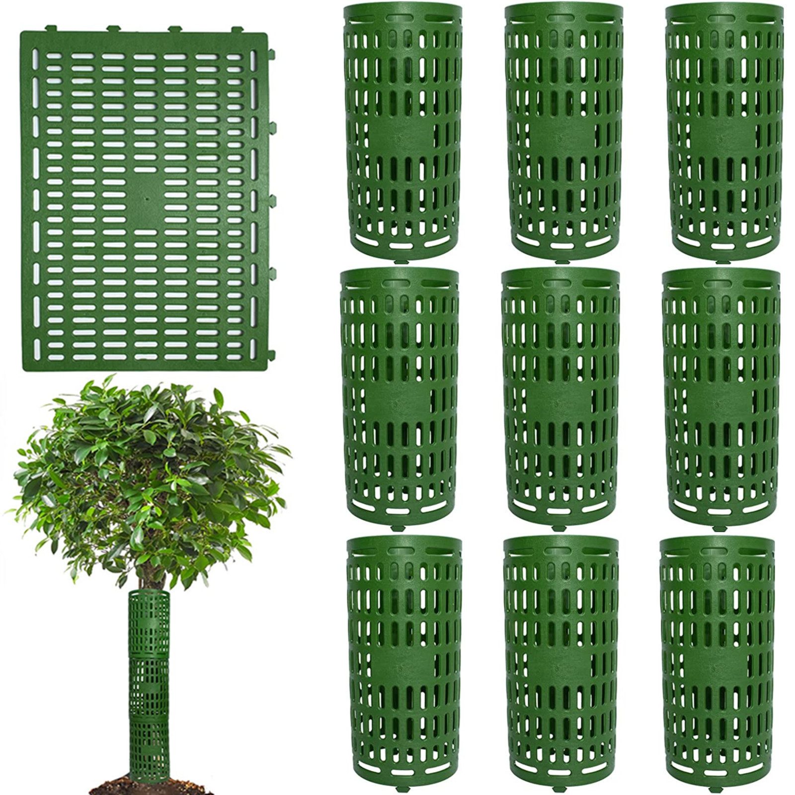 GarveeMore Gartenpflege-Set 10pcs Pflanze Stamm Protectors günstig online kaufen