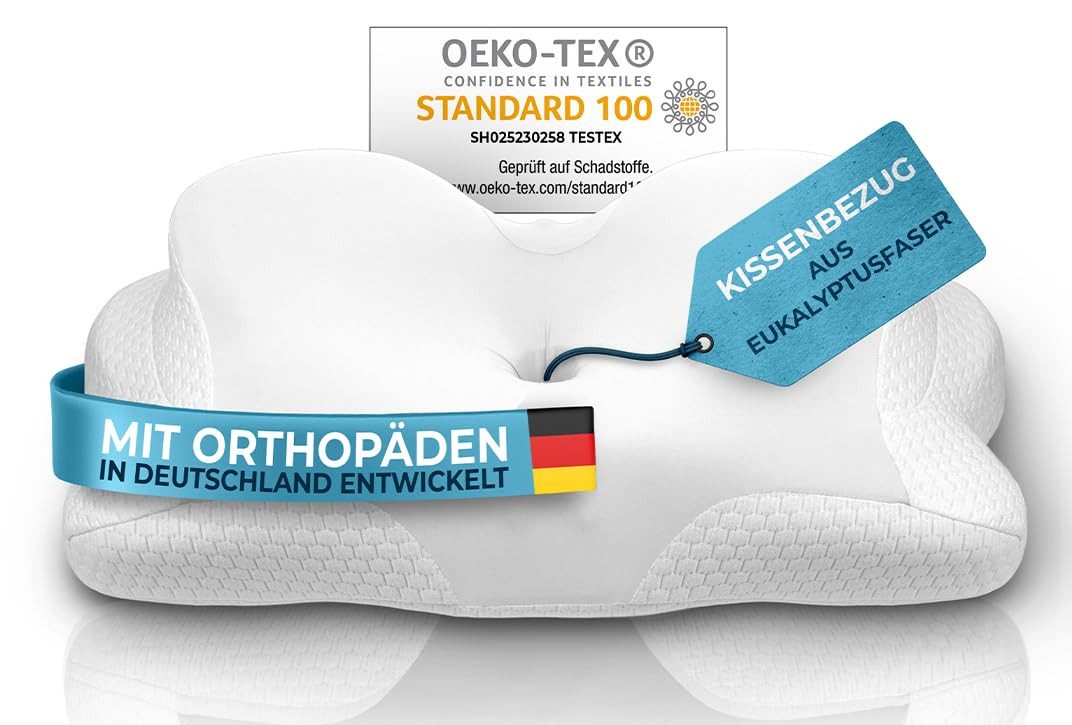 Glückstoff Kissenbezug für Orthopädisches Kissen [mit Kühl- und Wärmeeffekt günstig online kaufen