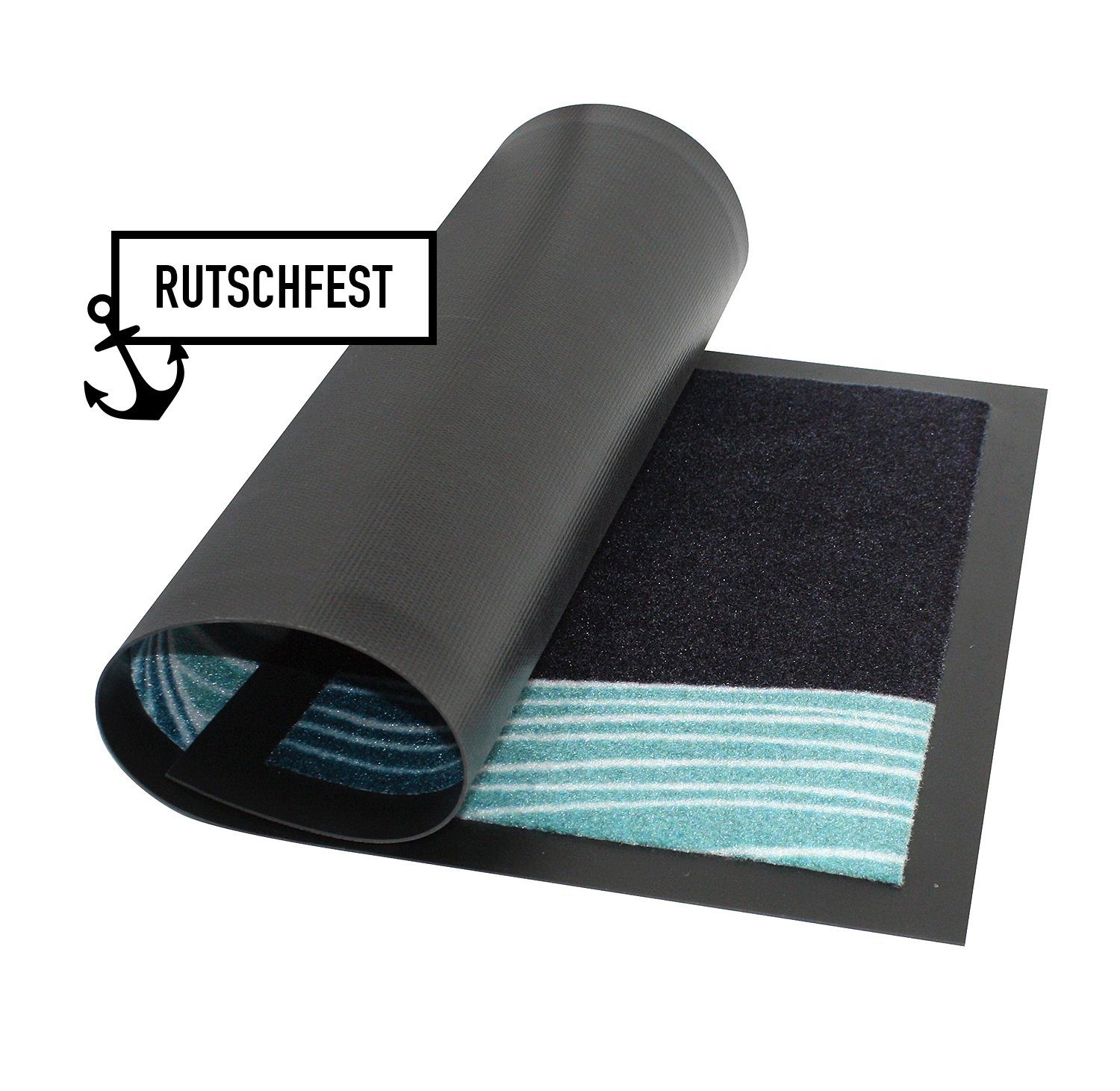 Close Up Fußmatte Lieblingsplatz Anker Fußmatte