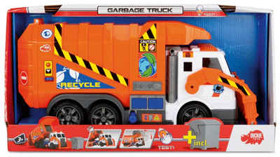 Dickie Toys Spielzeug-Müllwagen Action Series Garbage Truck, mit Licht und Sound