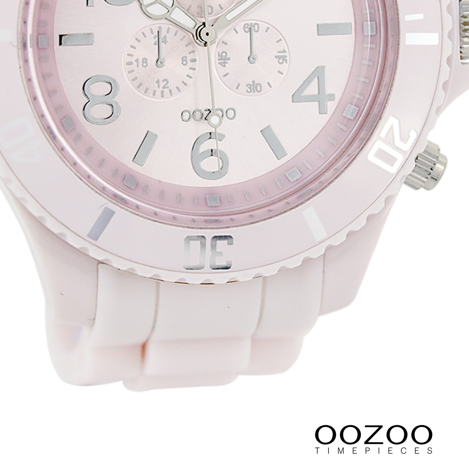 OOZOO Quarzuhr Oozoo Herren Armbanduhr Timepieces Analog, (Analoguhr), Herrenuhr rund, extra groß (ca. 48mm) Silikonarmband, Fashion-Style