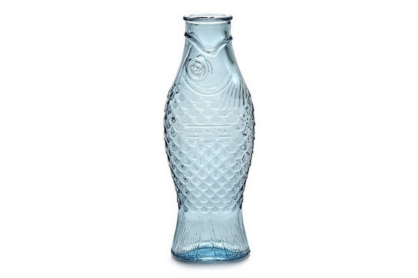 daslagerhaus living Wasserkrug Karaffe Fish & Fish blau H 29 cm, (1-tlg)