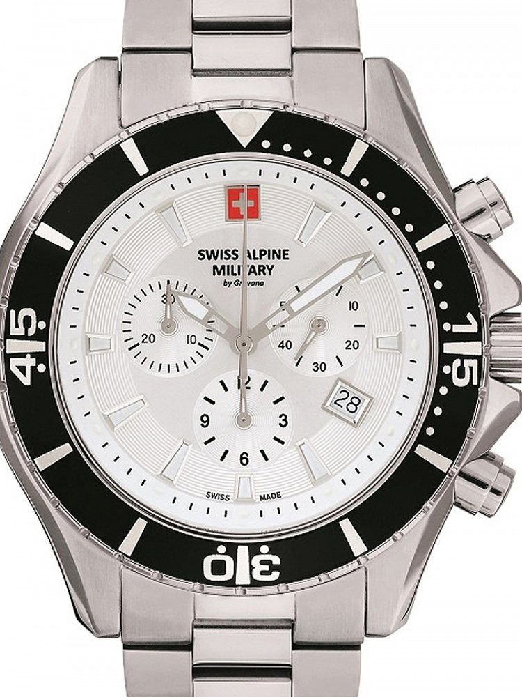 Quarzuhr Swiss Alpine Military 7040.9132 Chronograph 44mm 10ATM