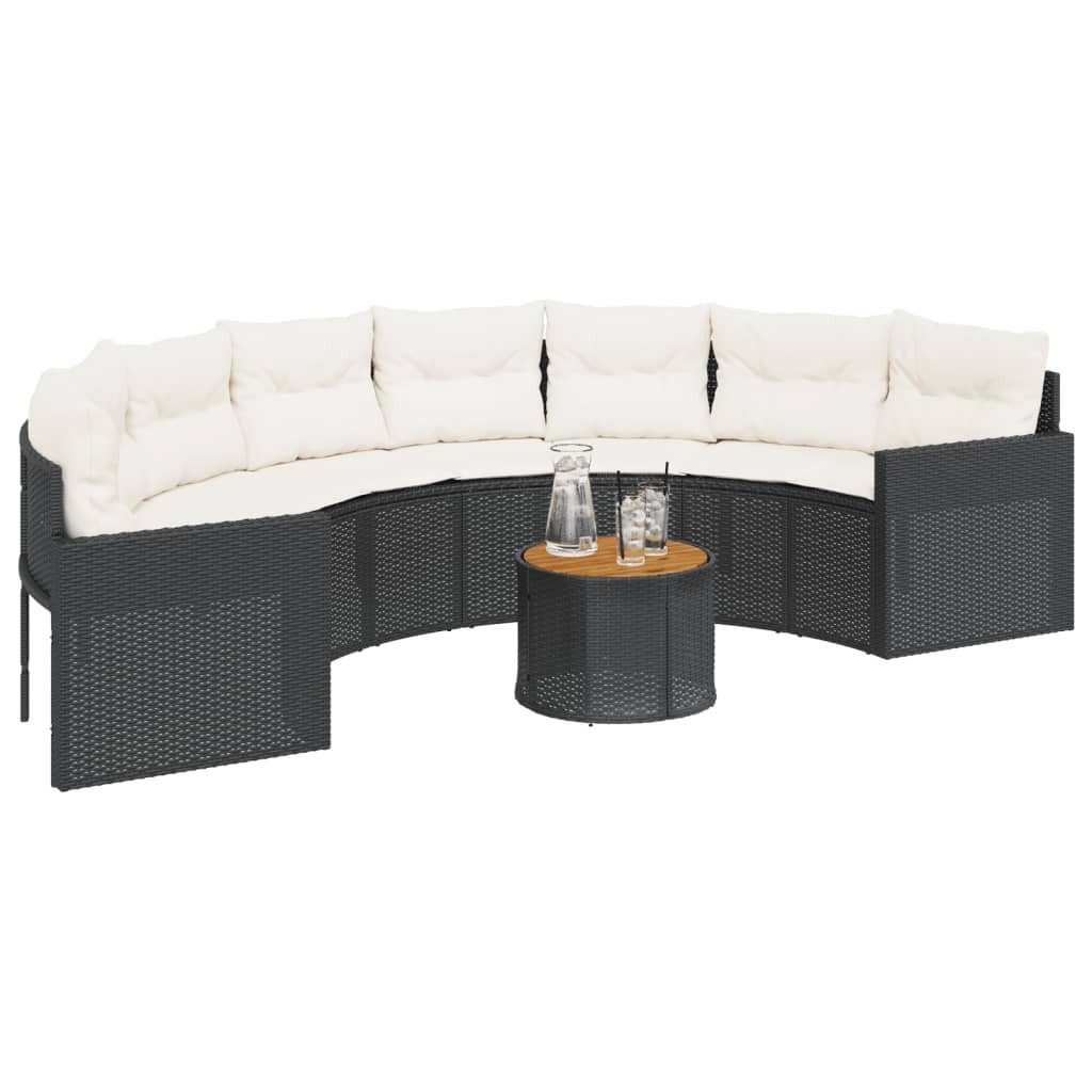 vidaXL Loungesofa Gartensofa mit Tisch und günstig online kaufen