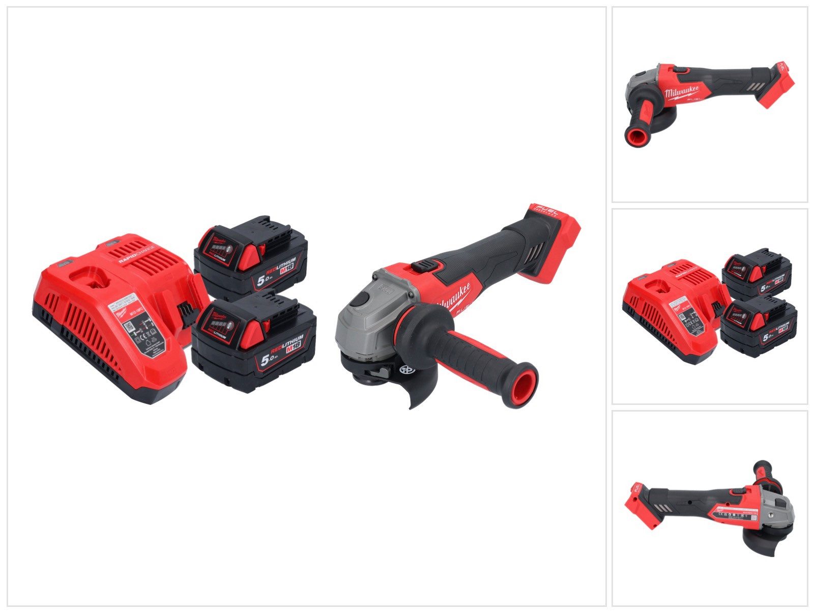 Milwaukee Winkelschleifer M18 FSAG115X-502 Akku Winkelschleifer günstig online kaufen