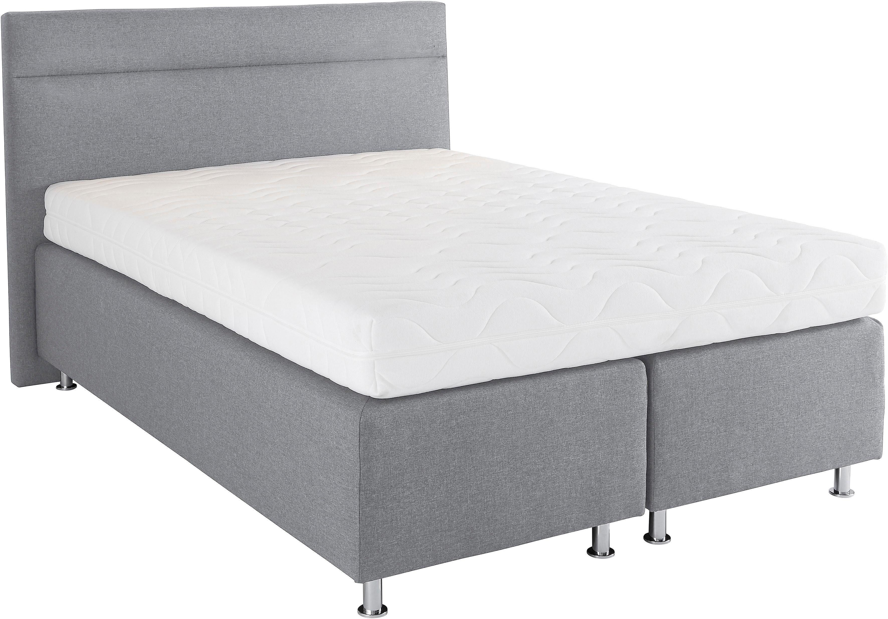 Westfalia Schlafkomfort Boxspringbett wahlweise mit LED-Beleuchtung günstig online kaufen
