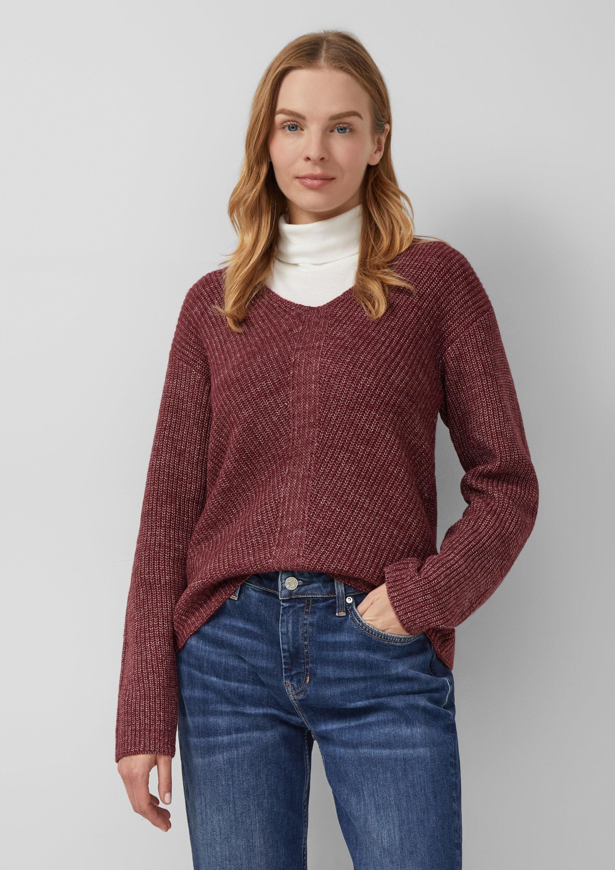 s.Oliver Longpullover Strickpullover Weicher Strickpullover im Relaxed Fit günstig online kaufen