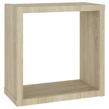 vidaXL Regal Würfelregale 2 Stk Sonoma-Eiche 30x15x30 cm