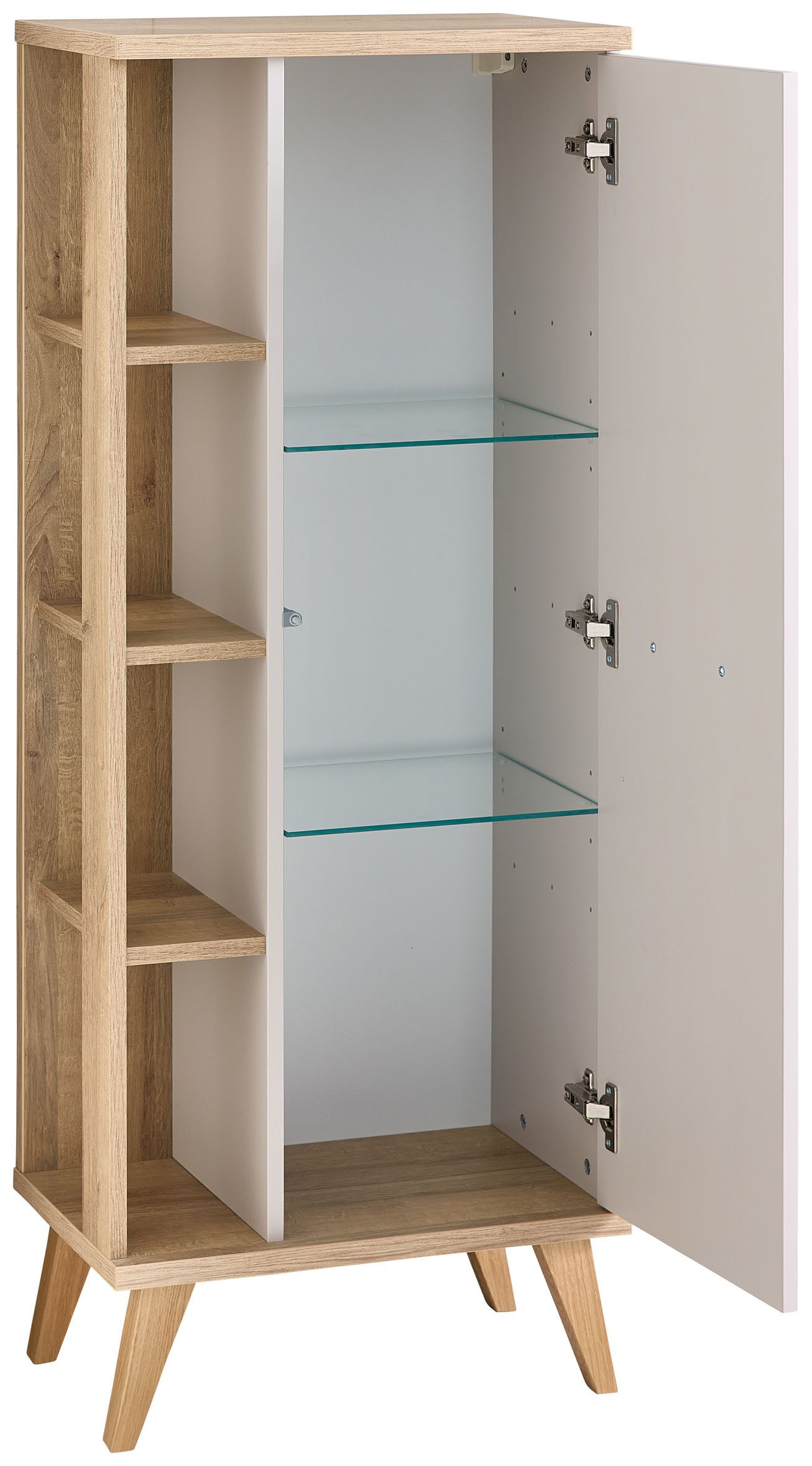 Saphir Midischrank mit einem seitlichen Ablagefach