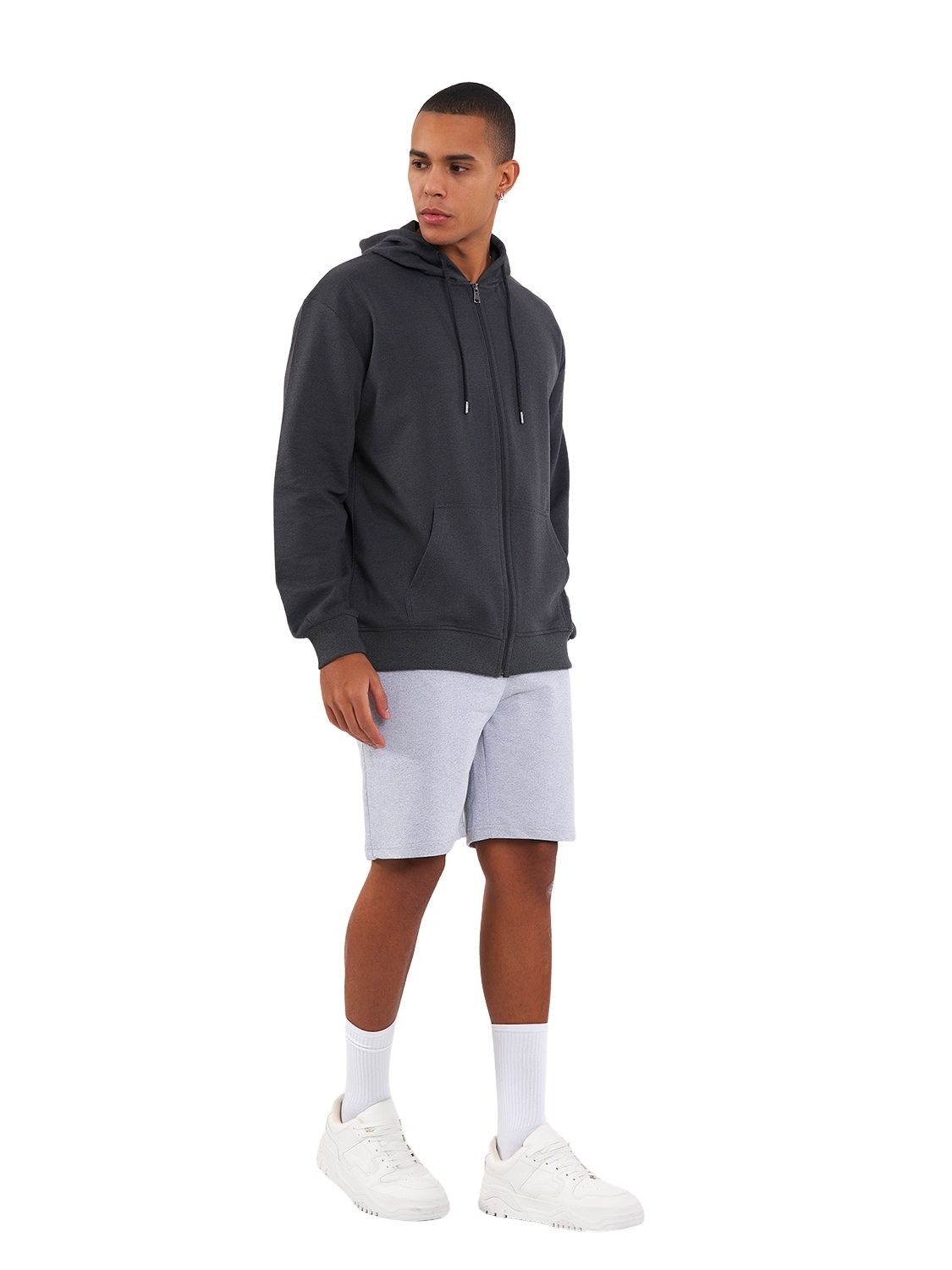 COMEOR Kapuzensweatjacke Herren Zip-Hoodie Kapuzenjacke Sweatshirt mit Reißverschluss