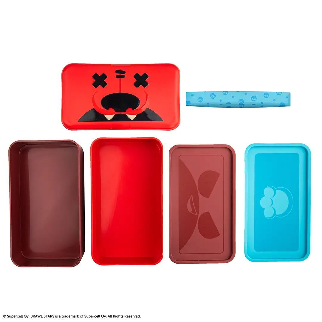 Cinereplicas Lunchbox Brawl Stars Nita Bento Box Lunchbox mit Fächern