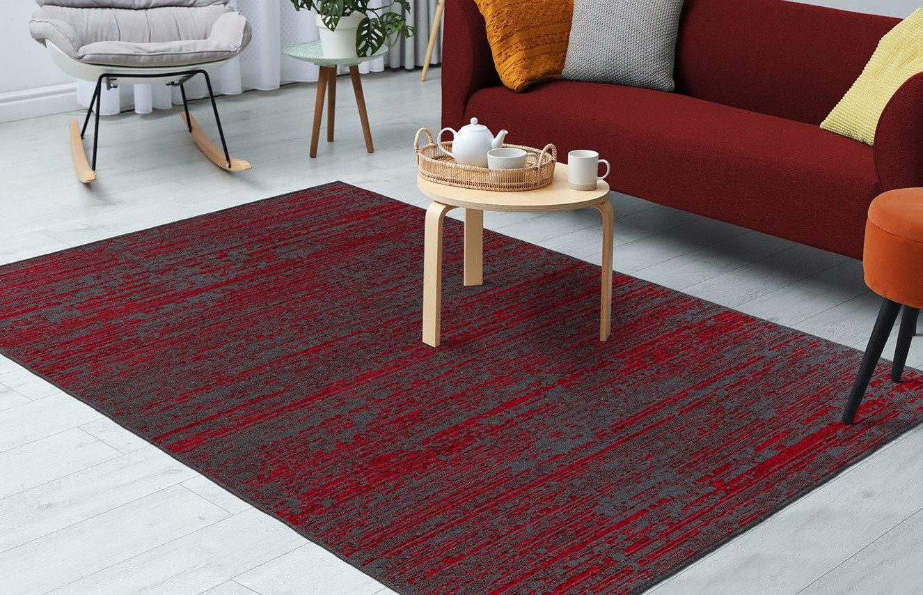 Kayoom Teppich Kalevi 100, rechteckig, Höhe: 8 mm, Flachgewebe