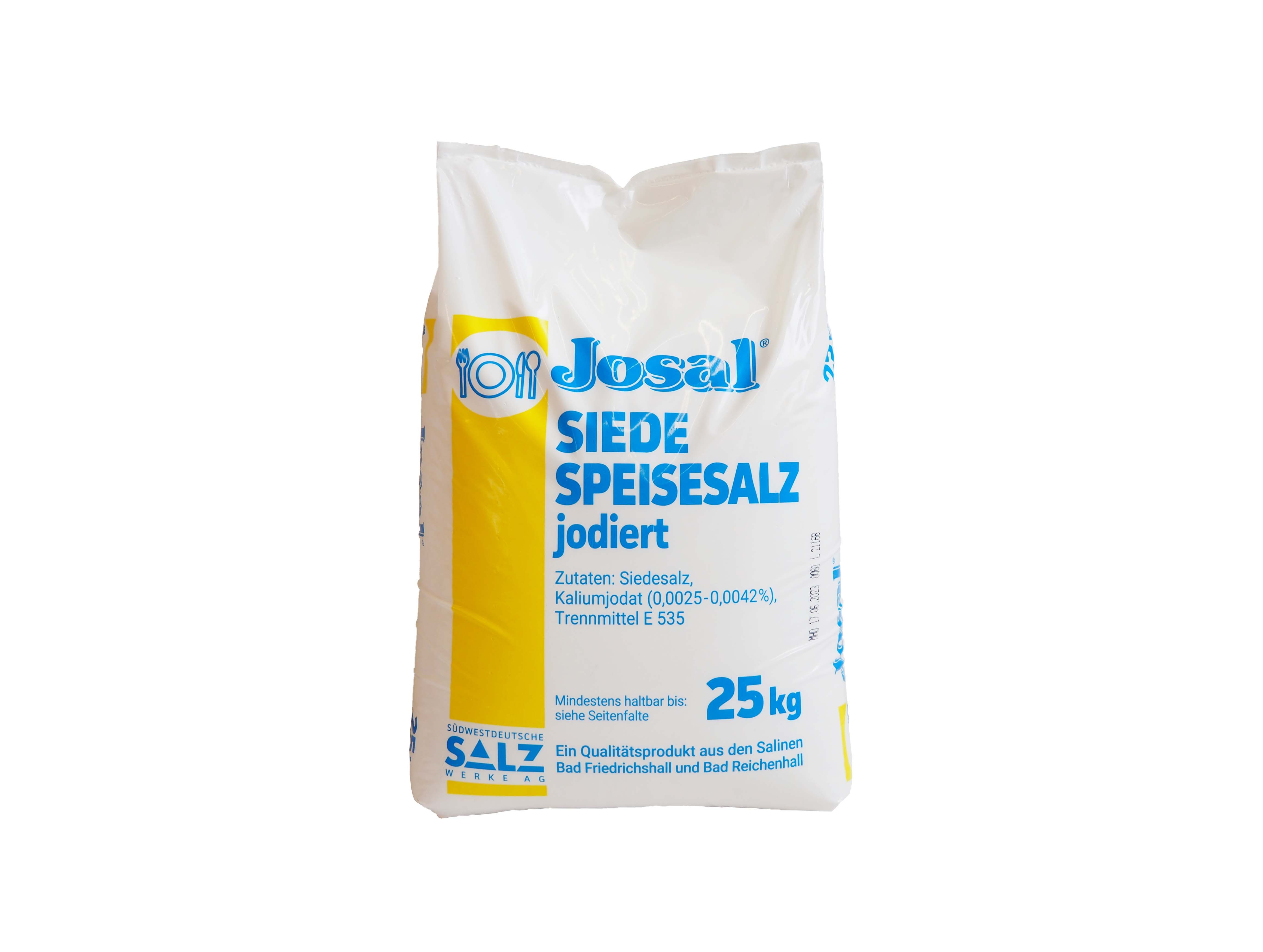 Salz Helmreich Salz Speisesalz jodiert 25 Kg Sack, 1 x 25000 g, 1 St.