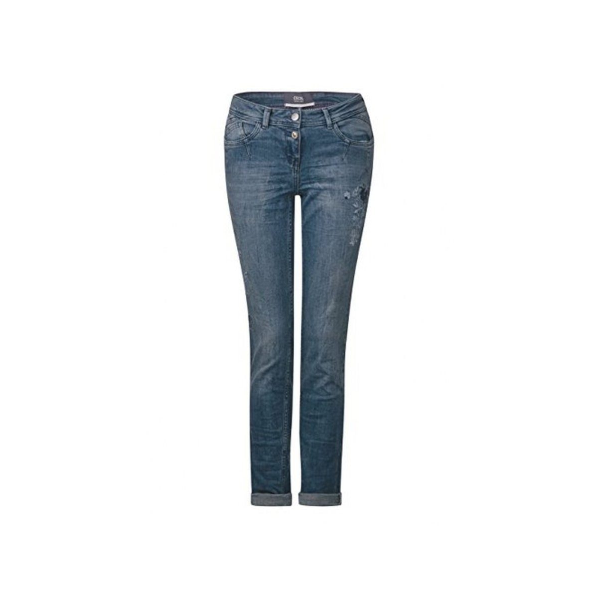 5-Pocket-Jeans Cecil hell-blau (1-tlg)