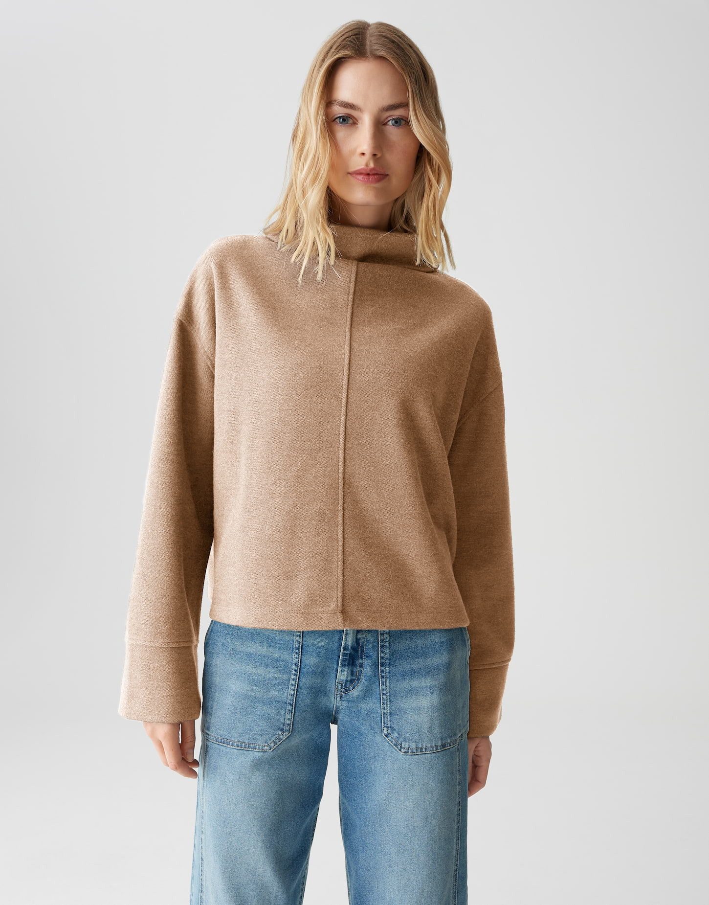 OPUS Sweatshirt GERINI Loose Fit mit Schlitzdetails weite Passform, weicher günstig online kaufen