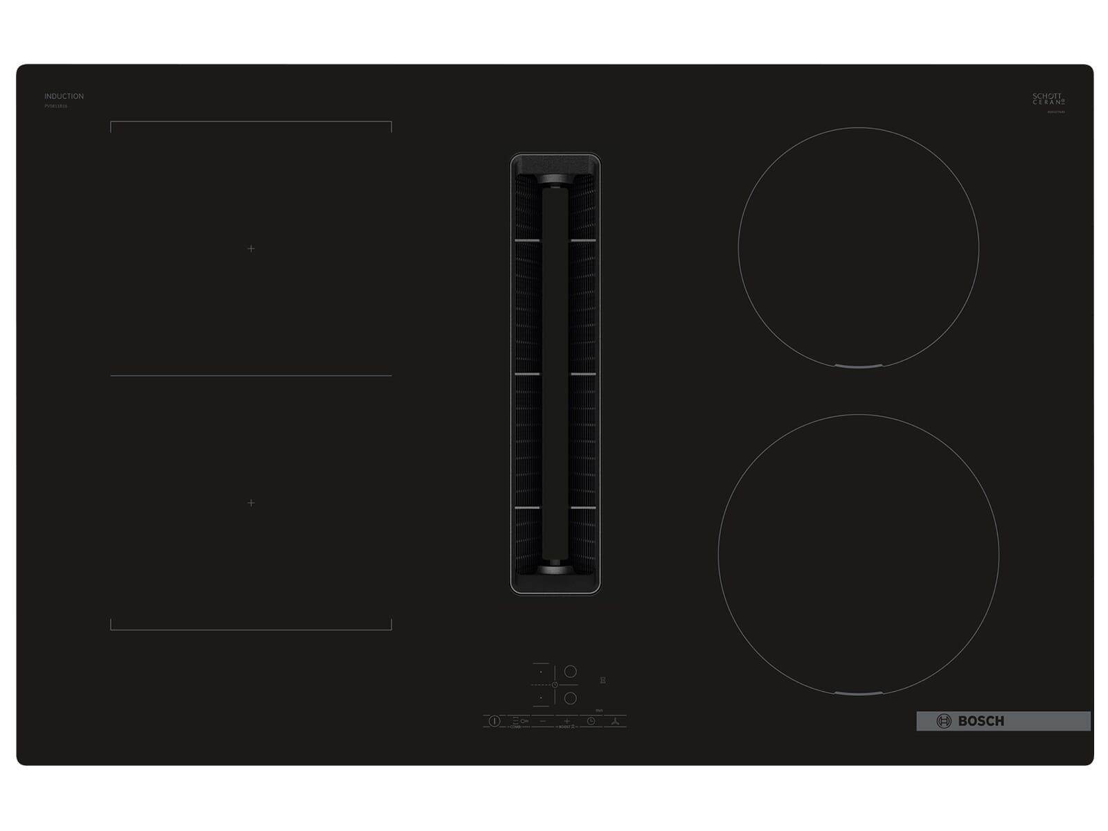 BOSCH Kochfeld mit Dunstabzug PVS811B16E, Timer, TouchControl-Bedienung