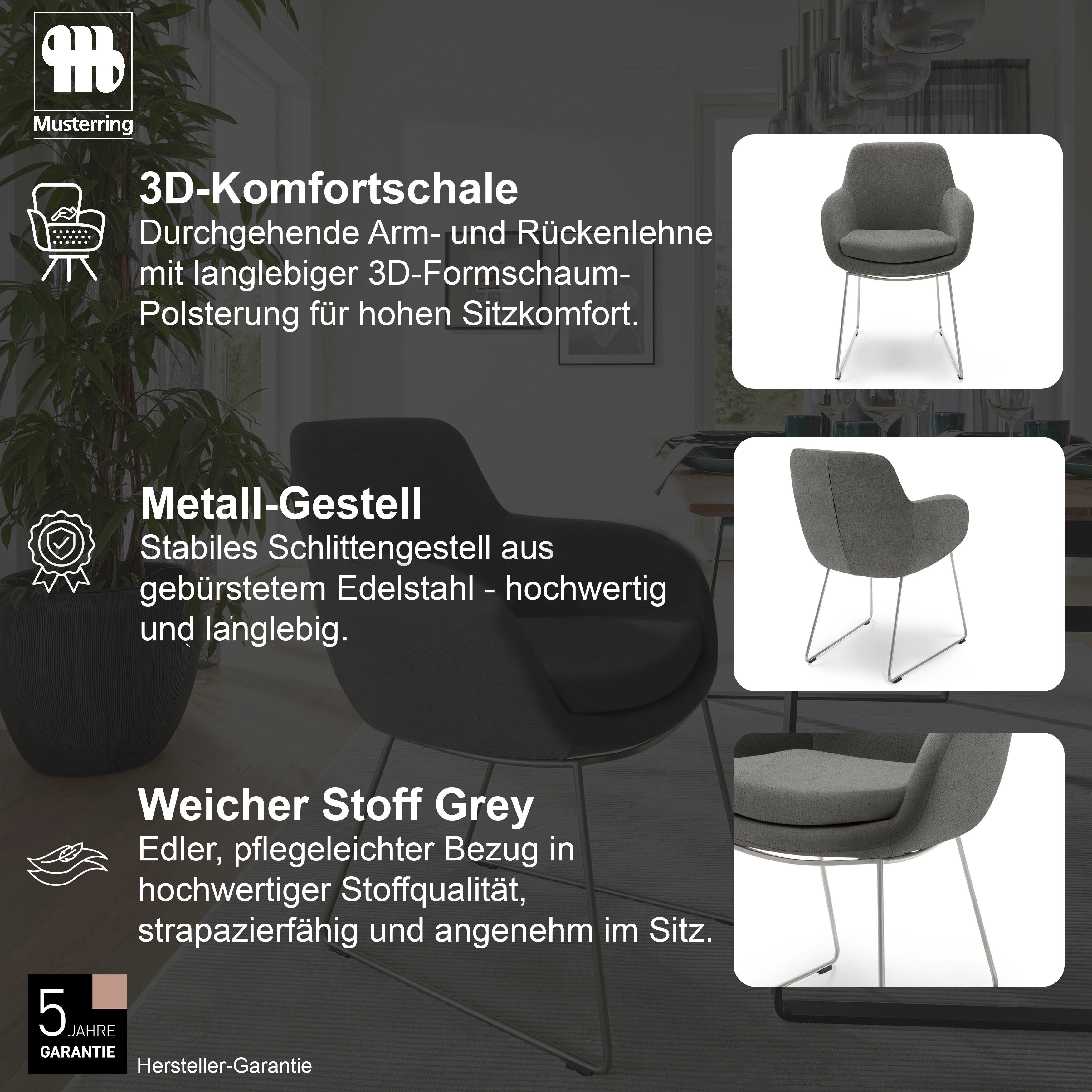 Musterring Esszimmerstuhl Tavia (Set, 2 St)