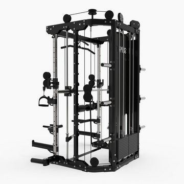 SF SUPRFIT Kraftstation Multifunctional Smith Machine, 60 kg pro Seite / Erweiterbar auf 100 kg je Seite