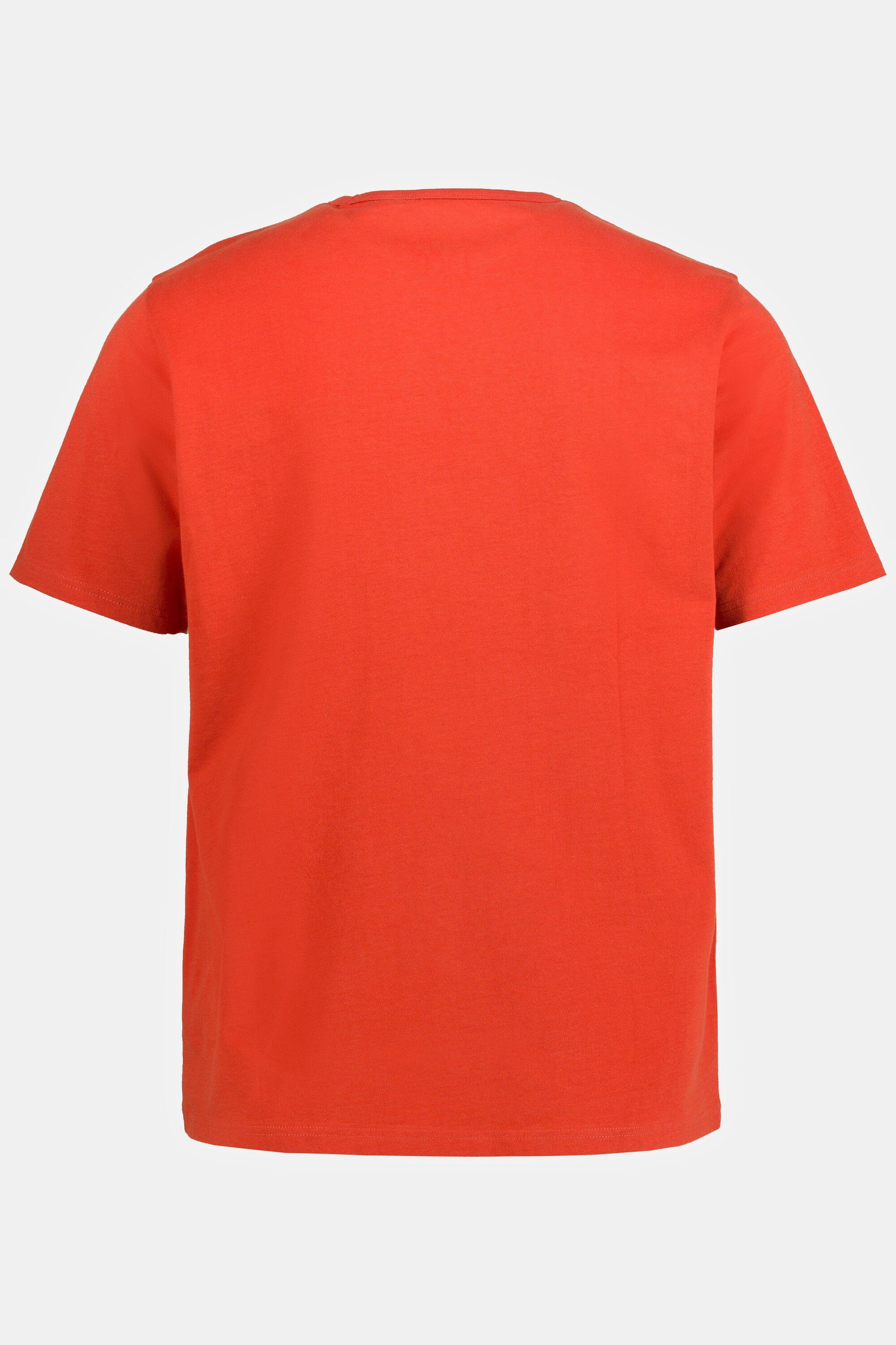 Halbarm T-Shirt JP1880 T-Shirt Statement rostorange