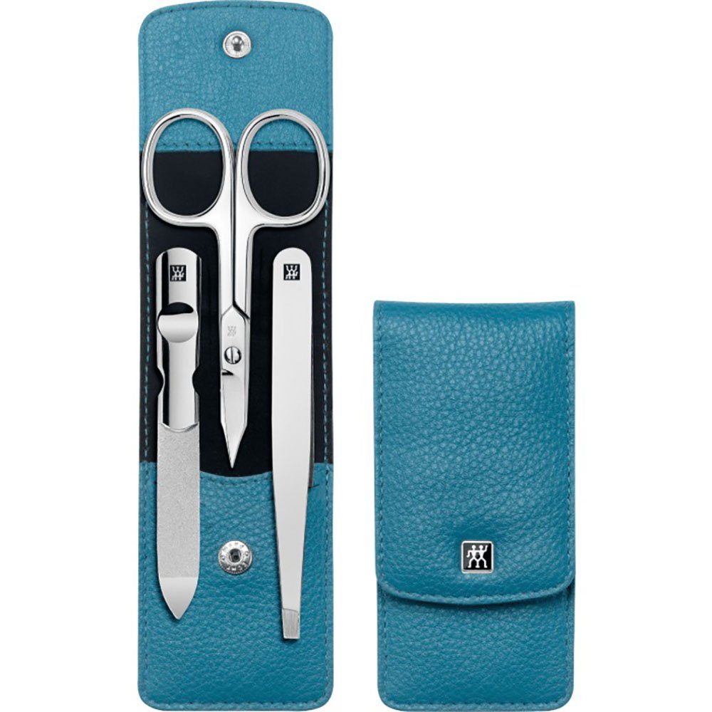 Zwilling Maniküre-Etui ZWILLING Maniküre Pediküre Set 3tlg. mit  Kombinagelschere, Petrol, 3 tlg.