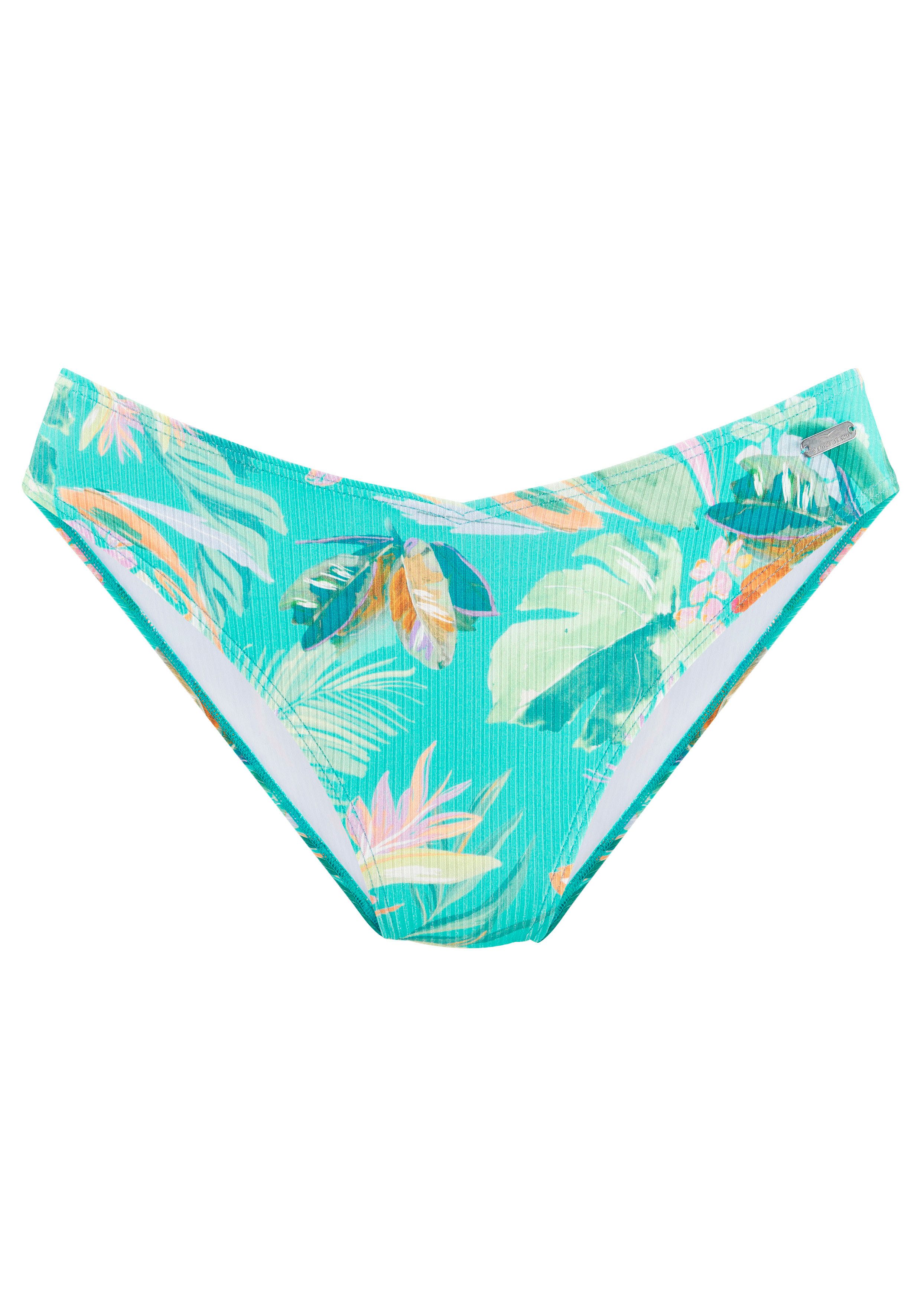 Venice Beach Bikini-Hose Sandra mit höherem Beinausschnitt und V-Bund günstig online kaufen