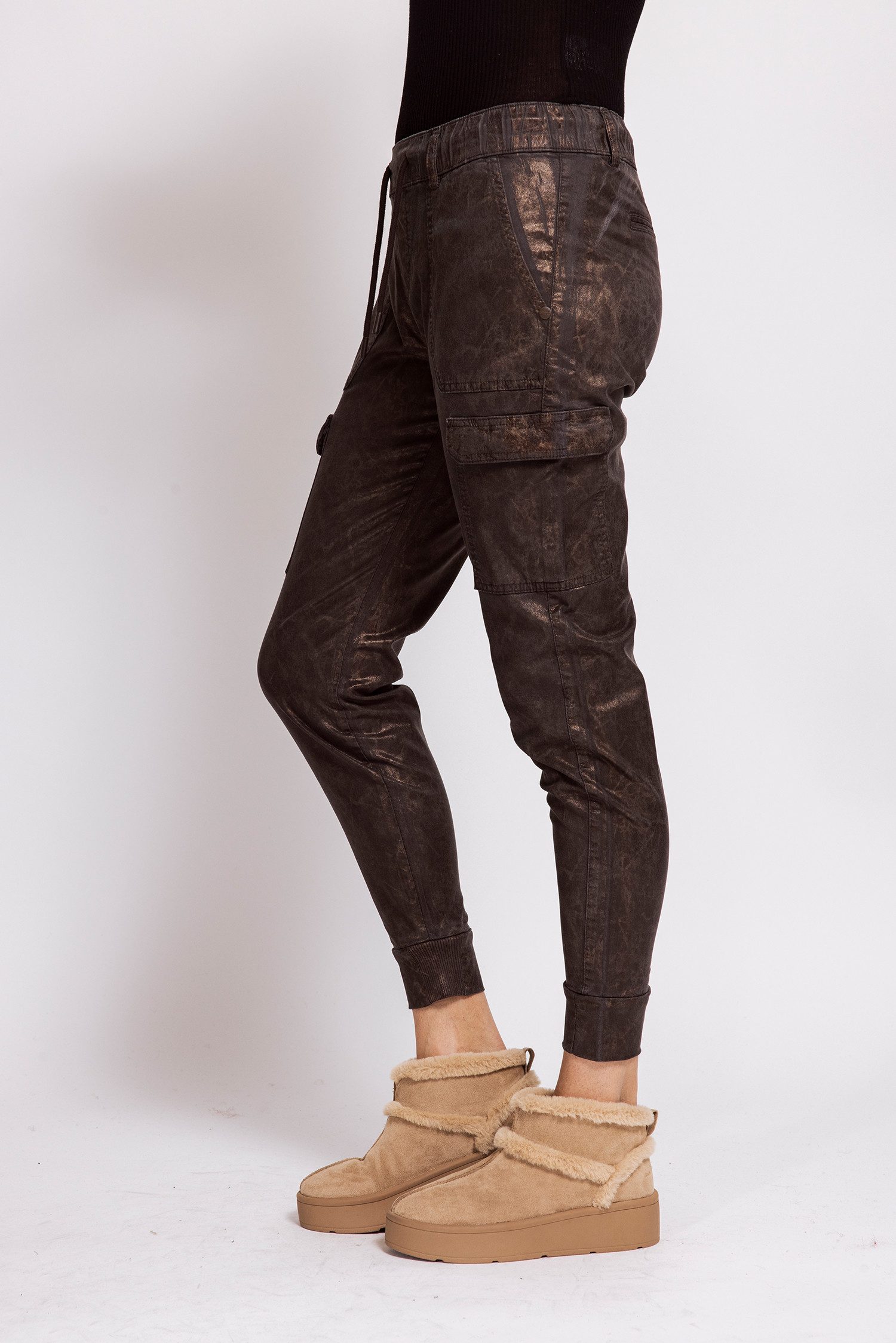 Zhrill Cargohose ZHDAISEY Slim Fit Passform, für lässigen Look, mit Elastikbund und Tunnelzug – Bild 5 von 5