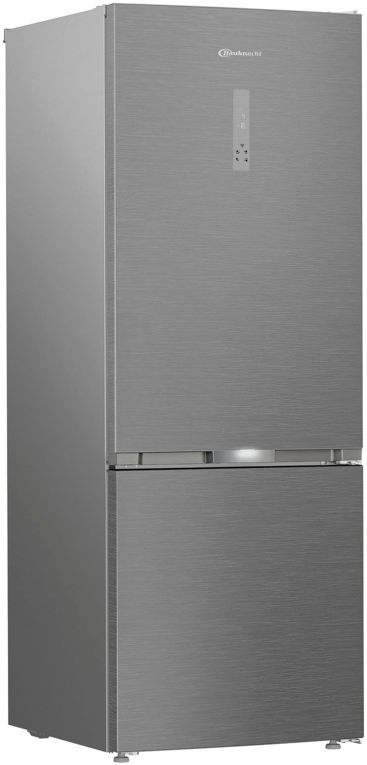BAUKNECHT Kühl-/Gefrierkombination BHK2 6494 X6E 7295848901, 192 cm hoch, 70 cm breit, XXL Volumen mit 490 Liter, NoFrost