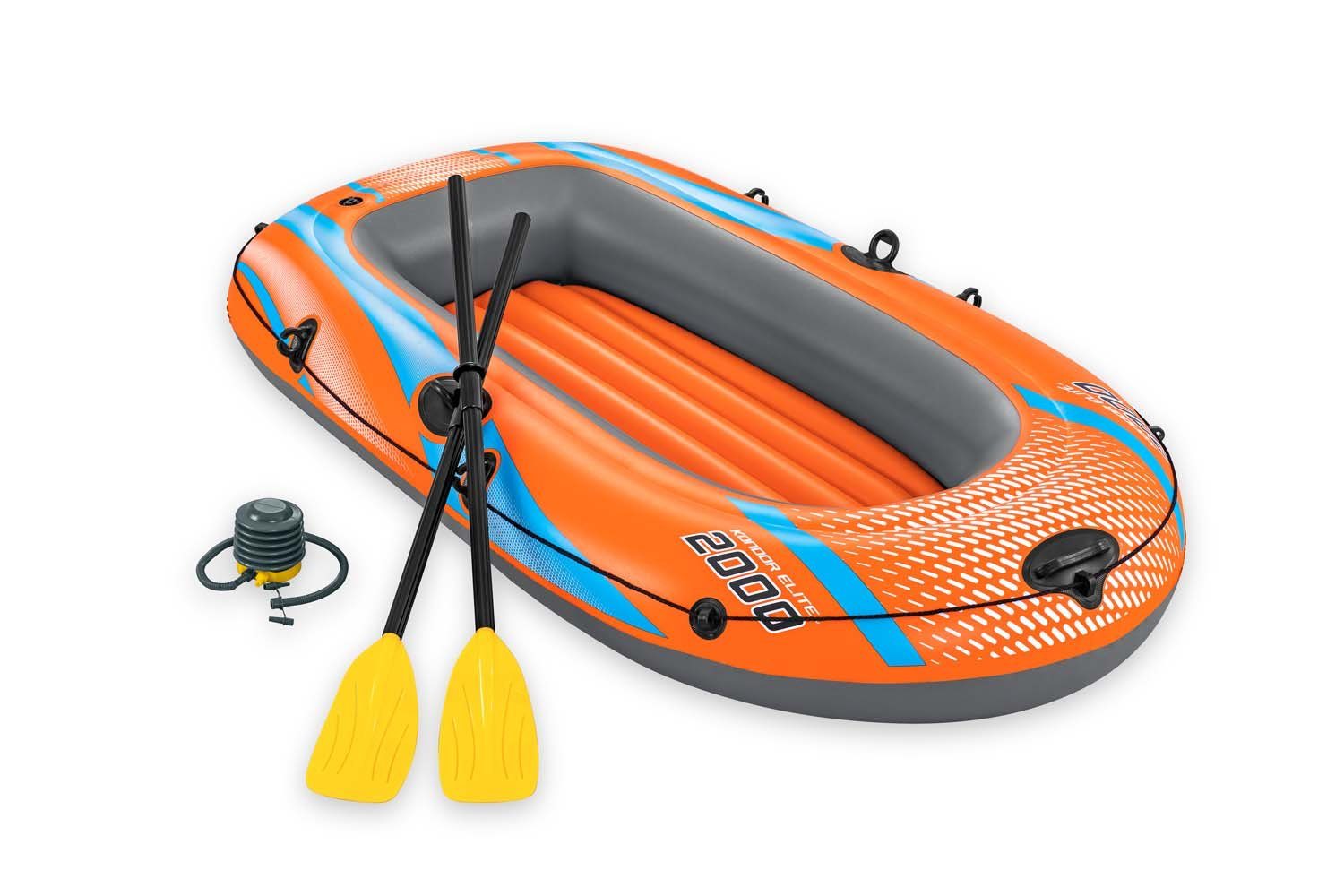 Bestway Schlauchboot Bestway 61141 - Schlauchboot-Set Kondor Elite 2000 196 x 106 x 31 cm