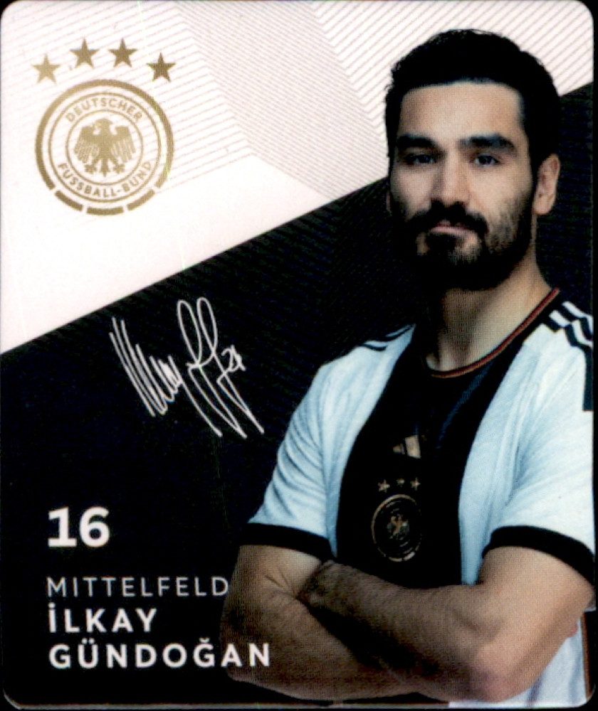REWE Sammelkarte Karte 16 - Ilkay Gündogan - WM 2022 REWE