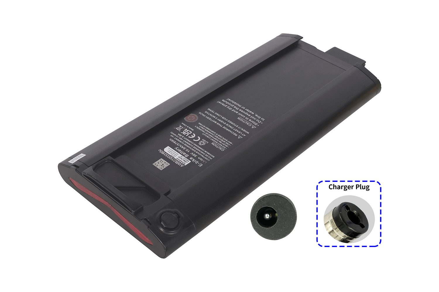 PowerSmart E-Bike Akku Gepäckträger 10,5 Ah / 378Wh Li-ion 10500 mAh (36 V)