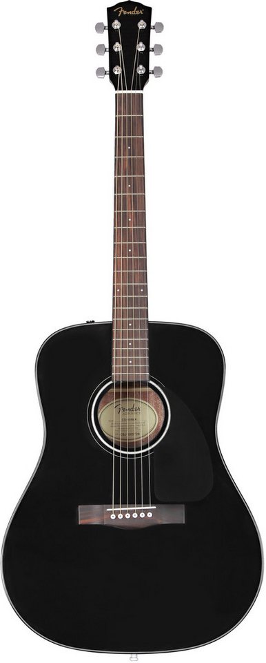 Fender Westerngitarre Fender CD-60 Dread V3 DS black